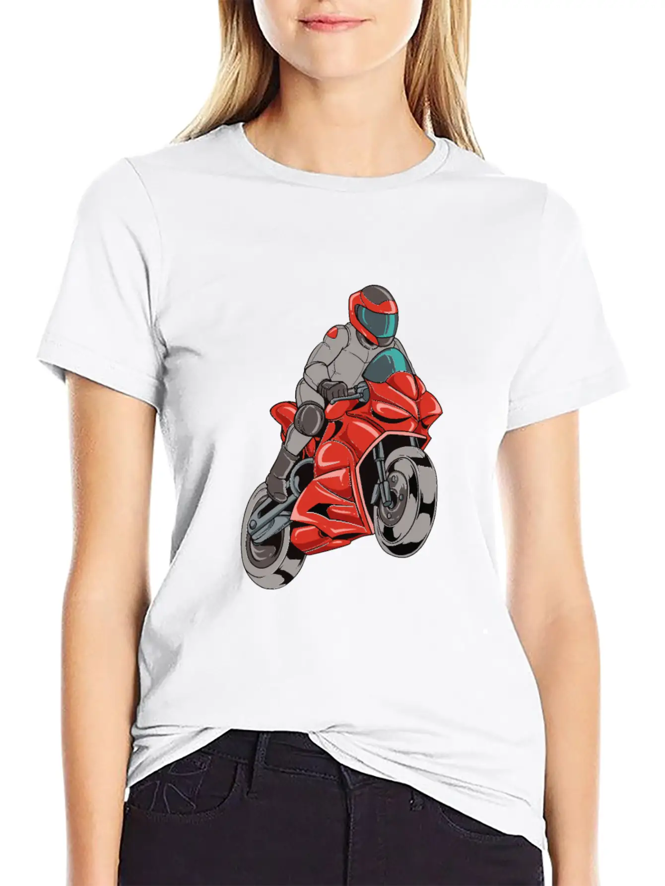 Sports Super Bike Racing Comfortable Minimalist Graphic Tee – Summer Style Essential