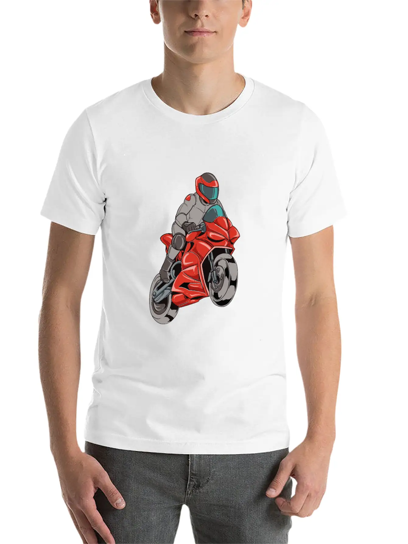 Sports Super Bike Racing Comfortable Minimalist Graphic Tee – Summer Style Essential