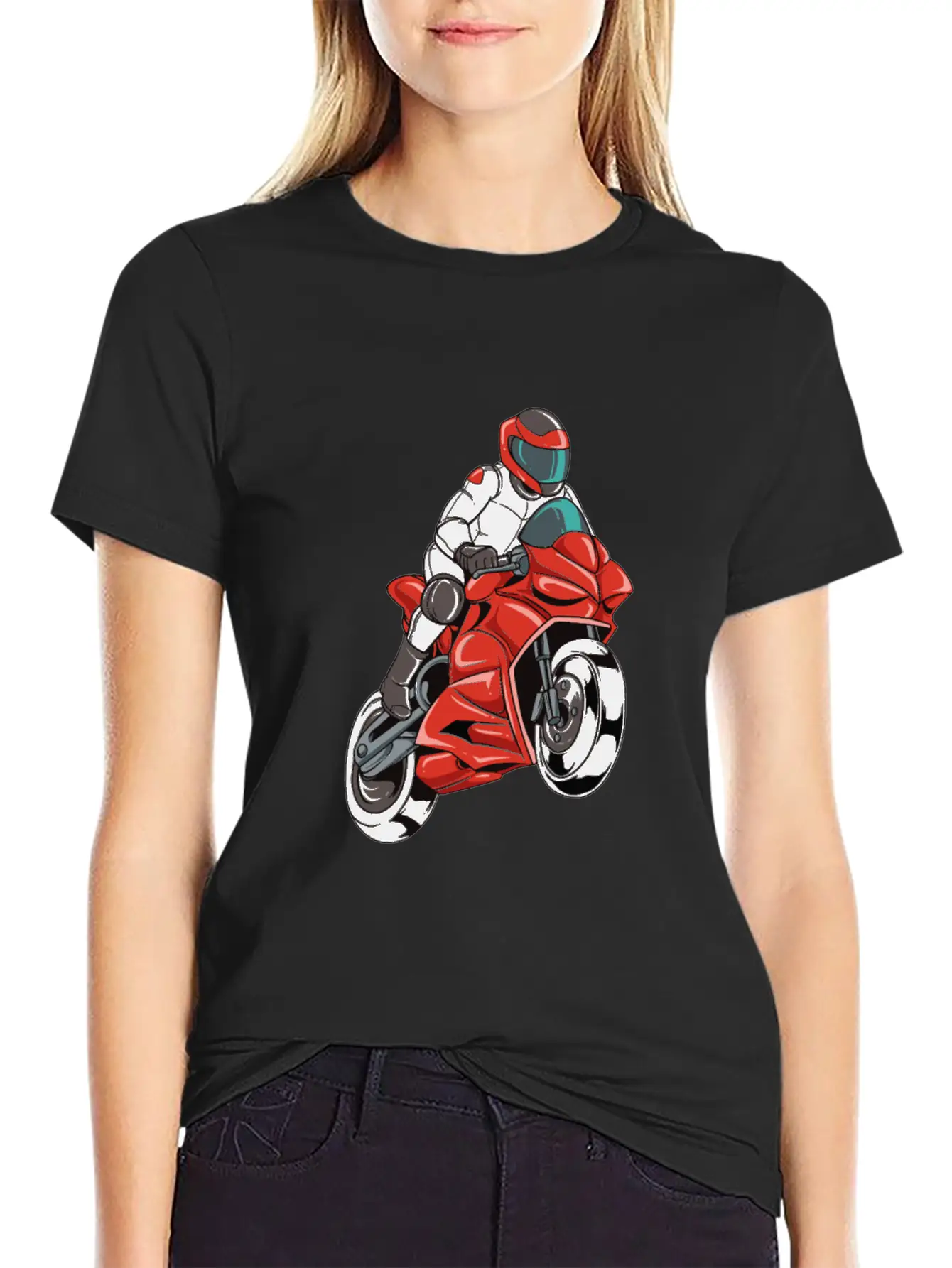 Sports Super Bike Racing Comfortable Minimalist Graphic Tee – Summer Style Essential