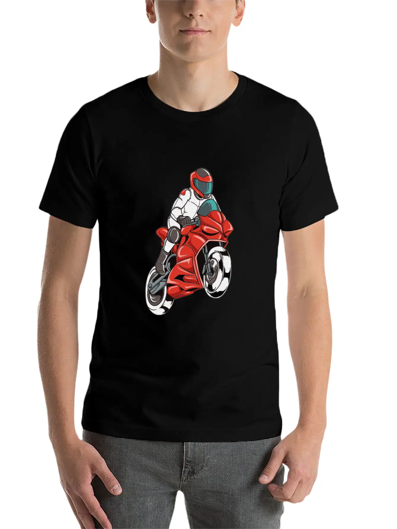 Sports Super Bike Racing Comfortable Minimalist Graphic Tee – Summer Style Essential