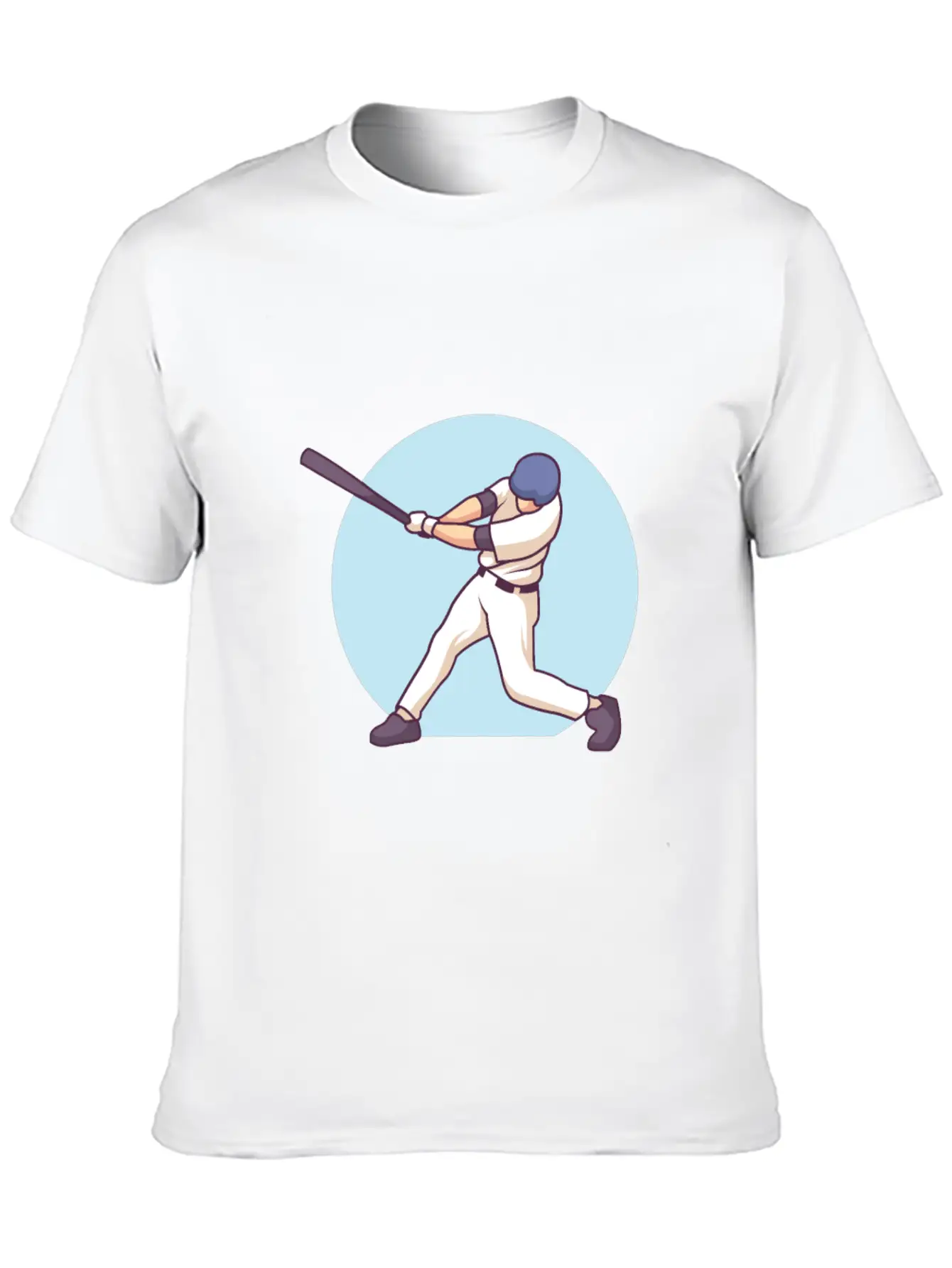 Sports Swing And Score Unisex Short Sleeve Soft Cotton T-Shirt – Casual Everyday Wear