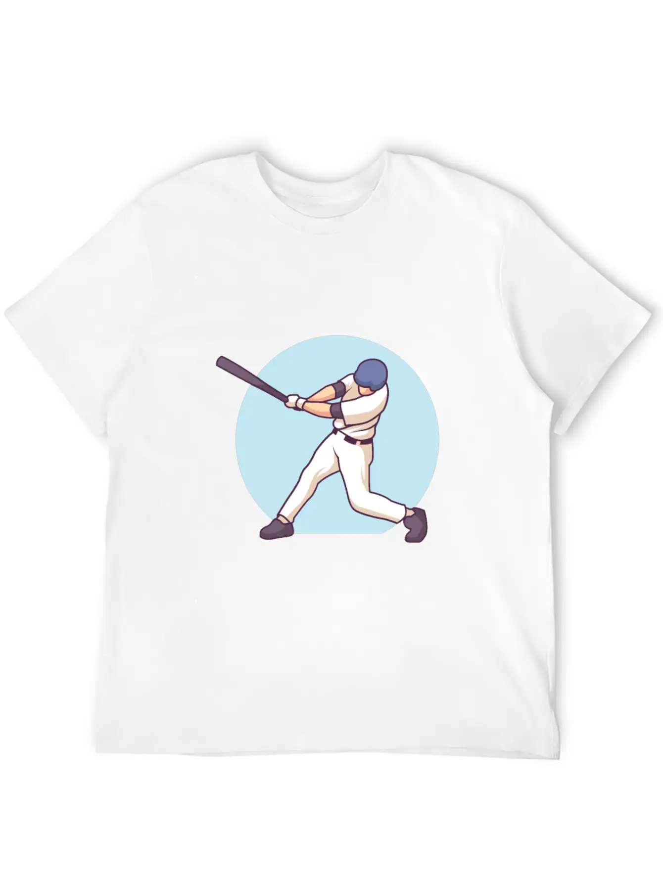 Sports Swing And Score Unisex Short Sleeve Soft Cotton T-Shirt – Casual Everyday Wear