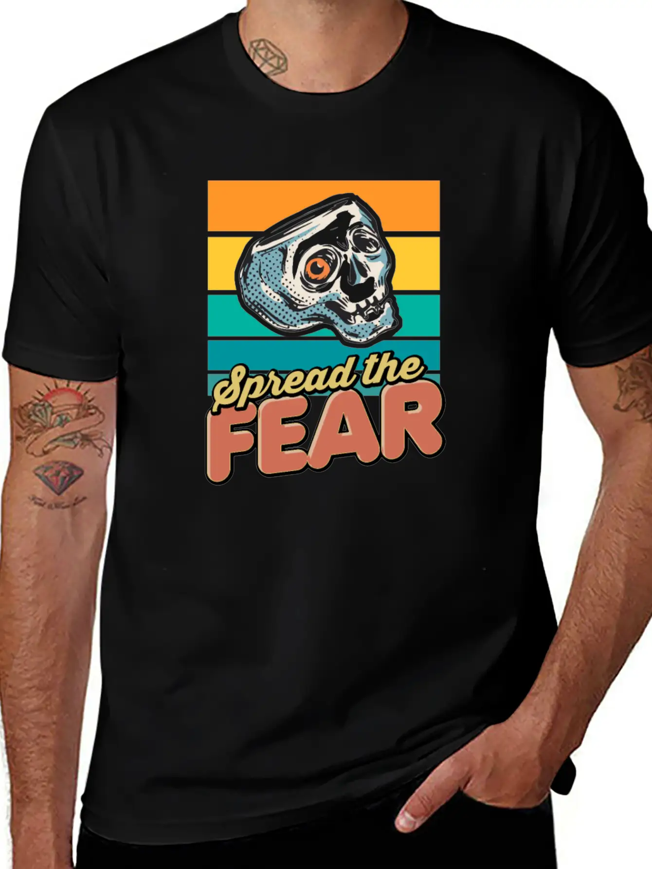 Spray Fear Stylish Everyday T-Shirt – Unisex Basic Cotton Tee