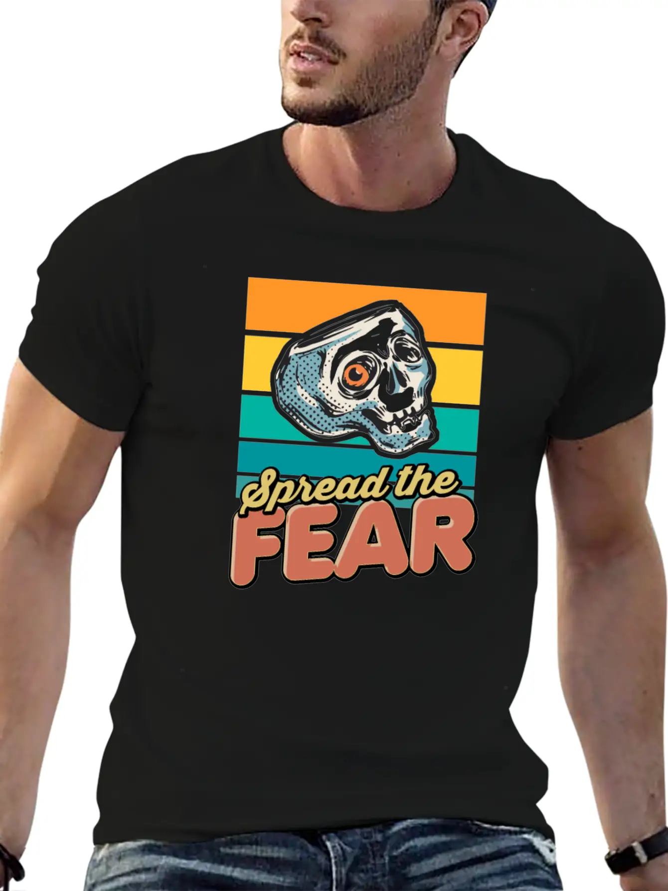Spray Fear Stylish Everyday T-Shirt – Unisex Basic Cotton Tee