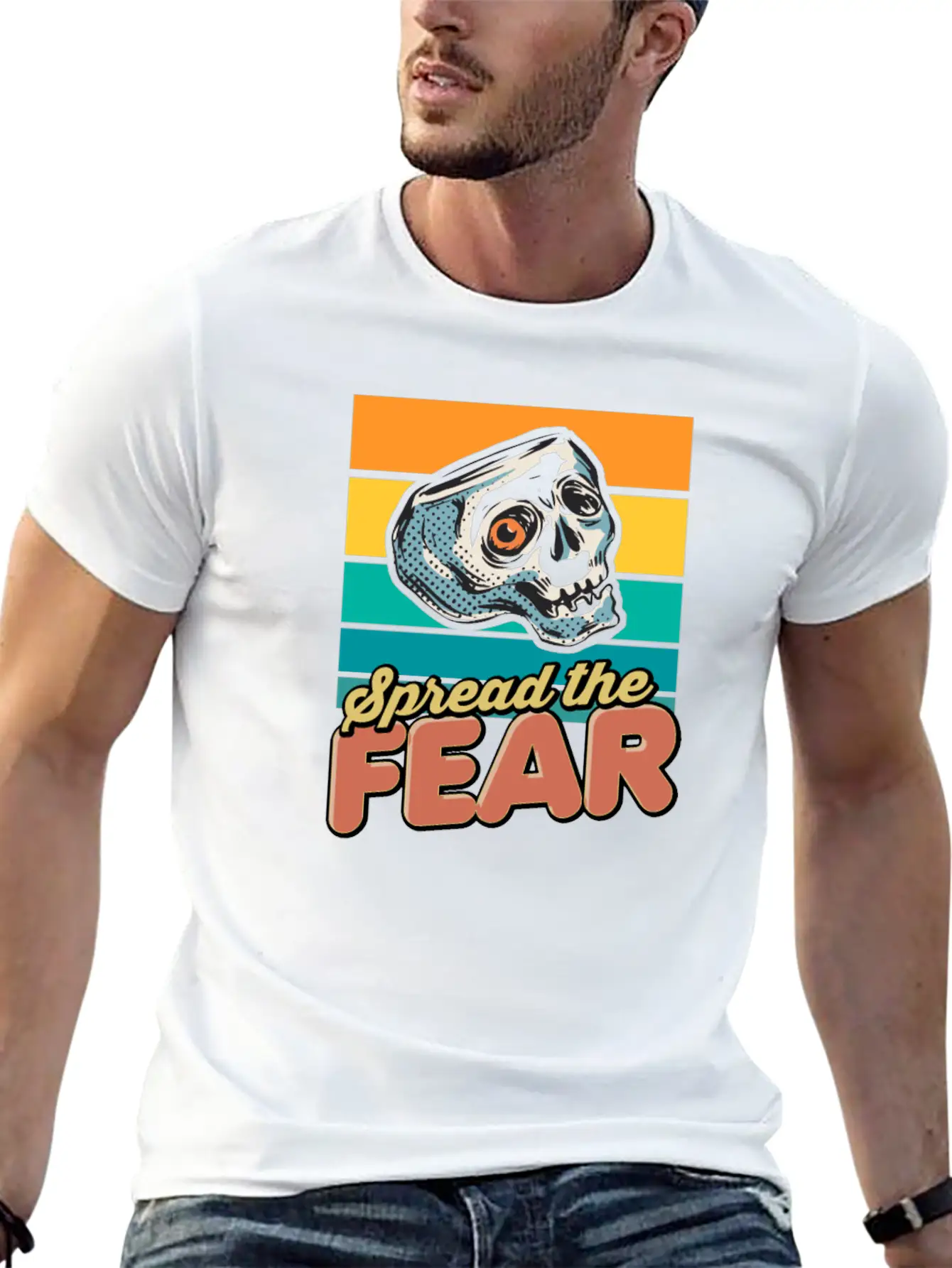 Spray Fear Stylish Everyday T-Shirt – Unisex Basic Cotton Tee