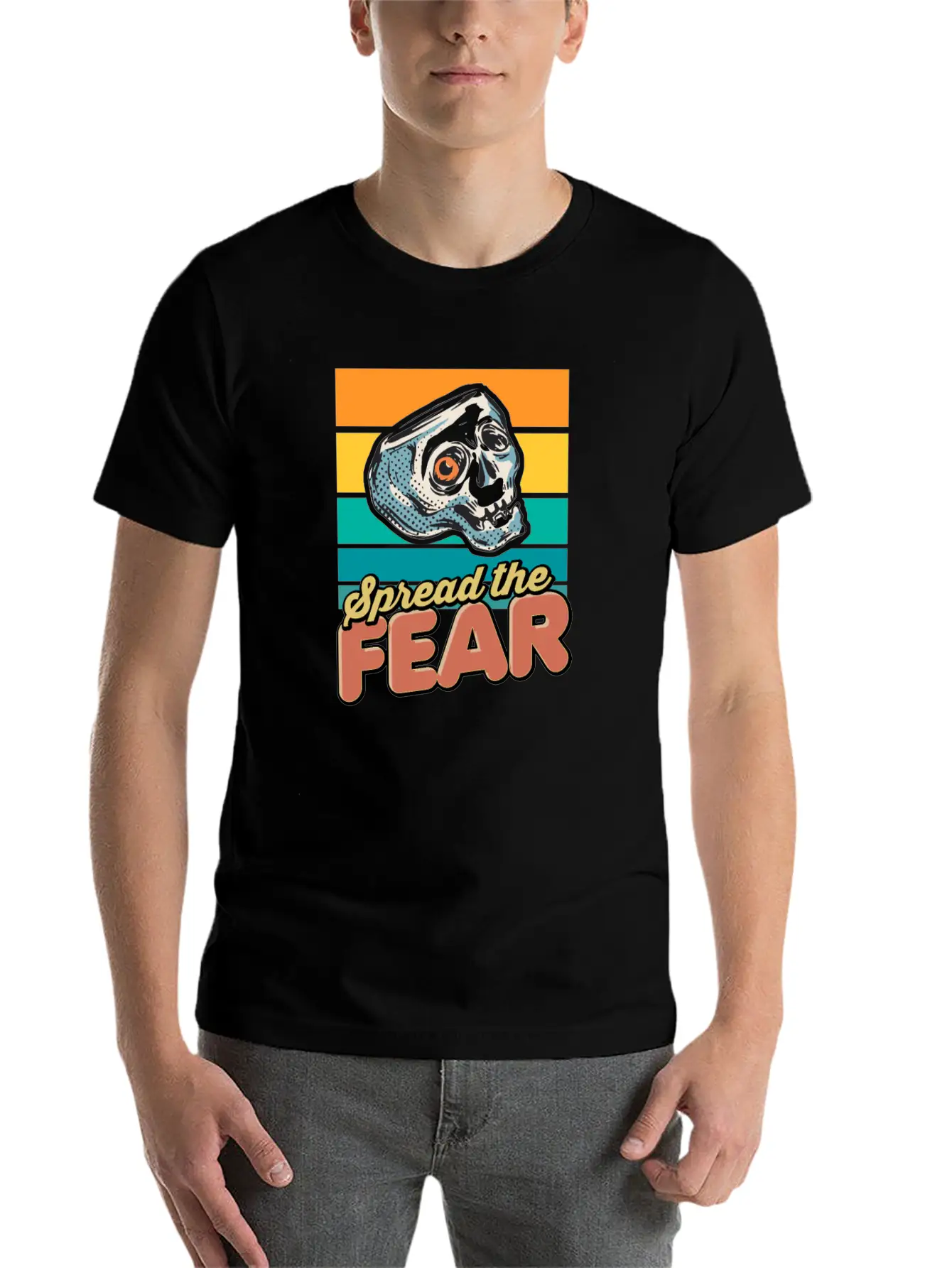 Spray Fear Stylish Everyday T-Shirt – Unisex Basic Cotton Tee