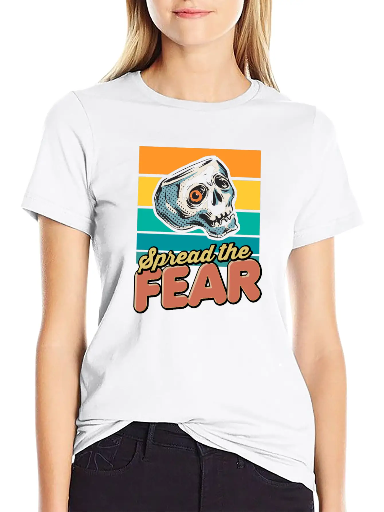 Spray Fear Stylish Everyday T-Shirt – Unisex Basic Cotton Tee