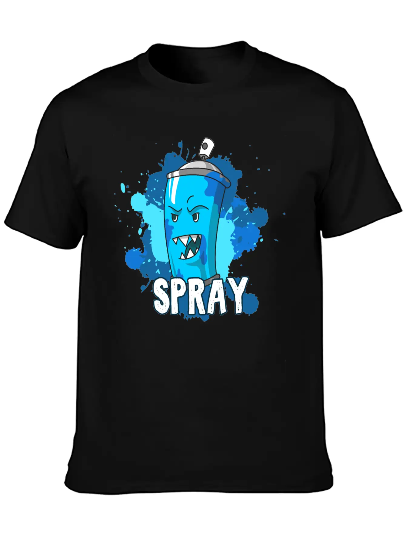 Sprayer Spray Can Graffiti Painting Hip Hop Rap Unisex Short Sleeve Soft Cotton T-Shirt – Casual Everyday Wear