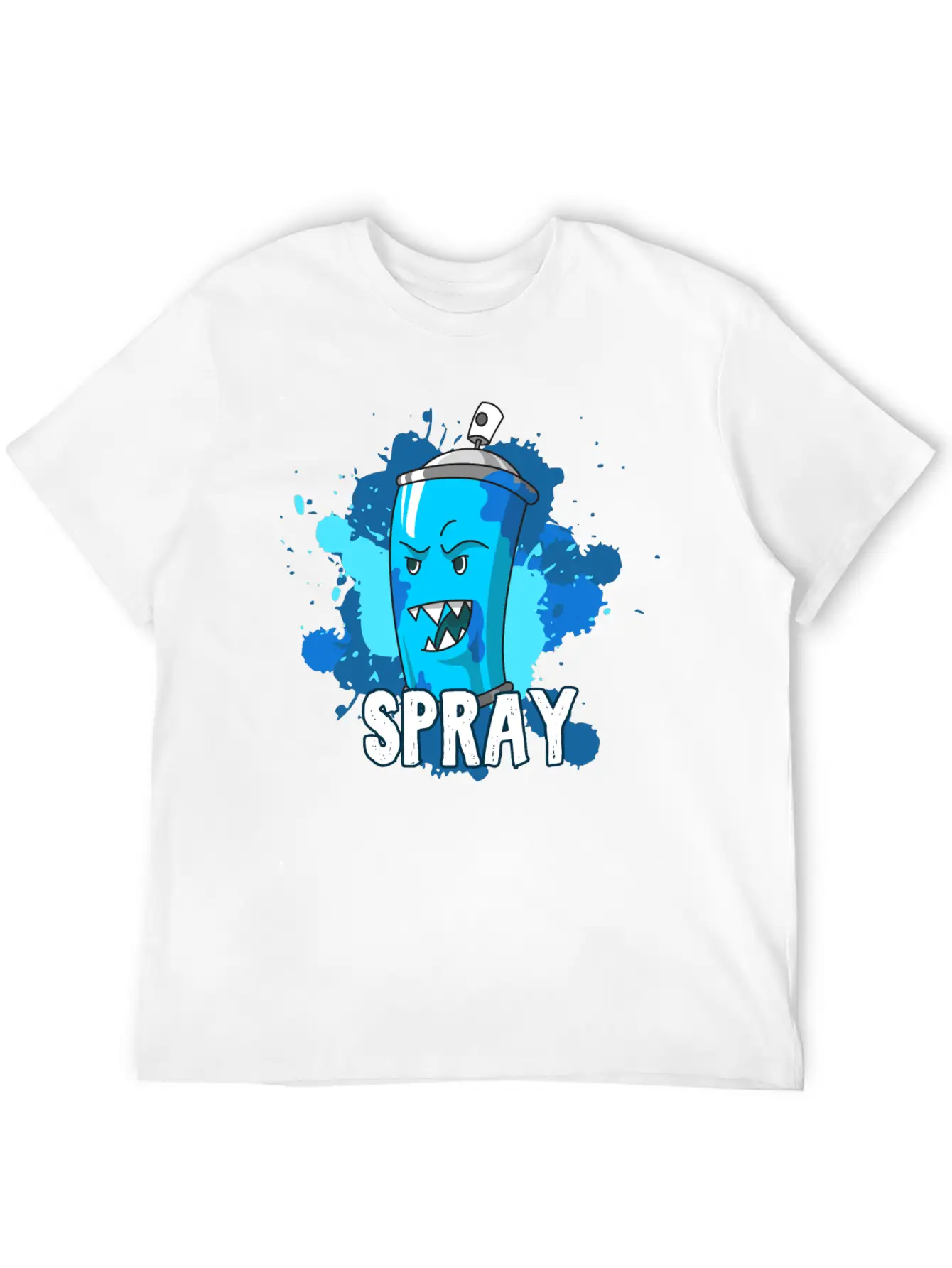 Sprayer Spray Can Graffiti Painting Hip Hop Rap Unisex Short Sleeve Soft Cotton T-Shirt – Casual Everyday Wear