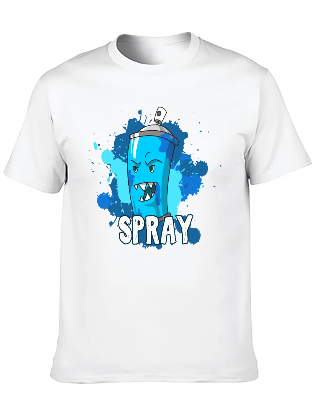 Sprayer Spray Can Graffiti Painting Hip Hop Rap Unisex Short Sleeve Soft Cotton T-Shirt – Casual Everyday Wear