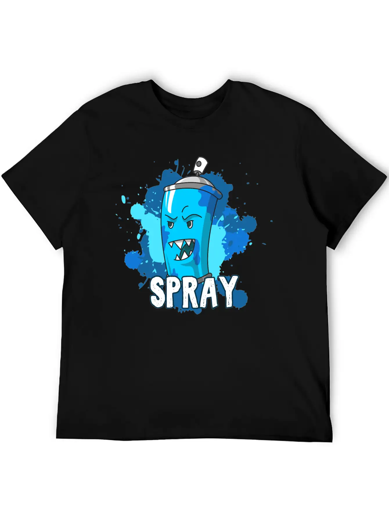 Sprayer Spray Can Graffiti Painting Hip Hop Rap Unisex Short Sleeve Soft Cotton T-Shirt – Casual Everyday Wear