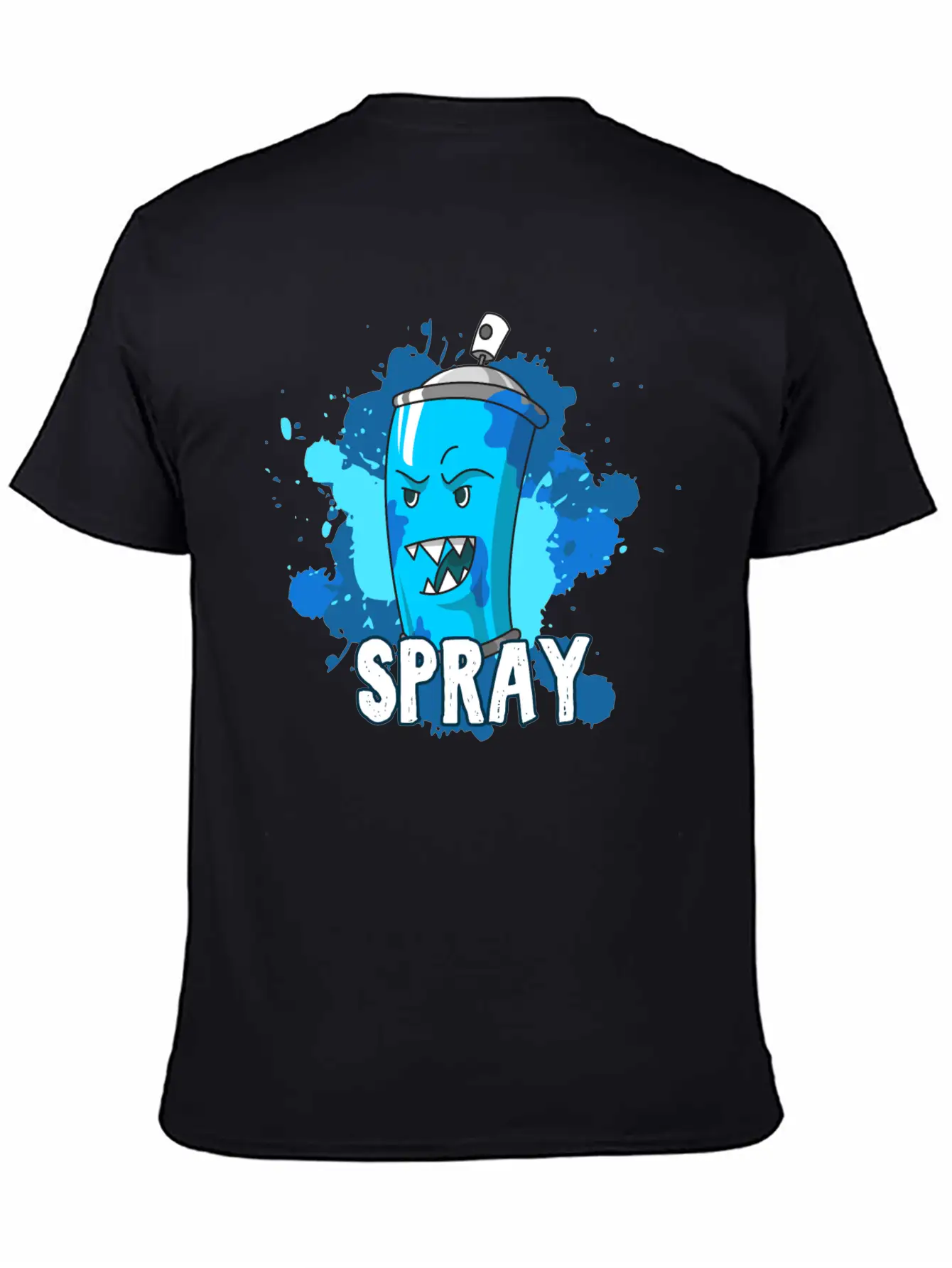 Sprayer Spray Can Graffiti Painting Hip Hop Rap Unisex Short Sleeve Soft Cotton T-Shirt – Casual Everyday Wear
