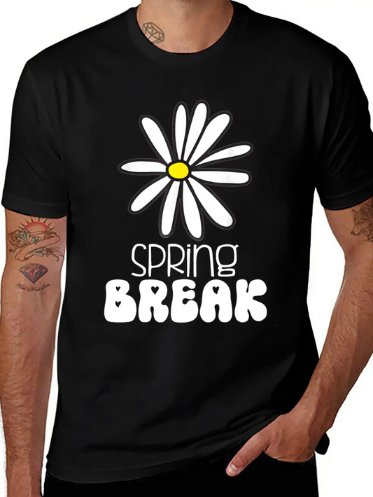 Spring Break 2024 Groovy Unisex Short Sleeve Soft Cotton T-Shirt – Casual Everyday Wear