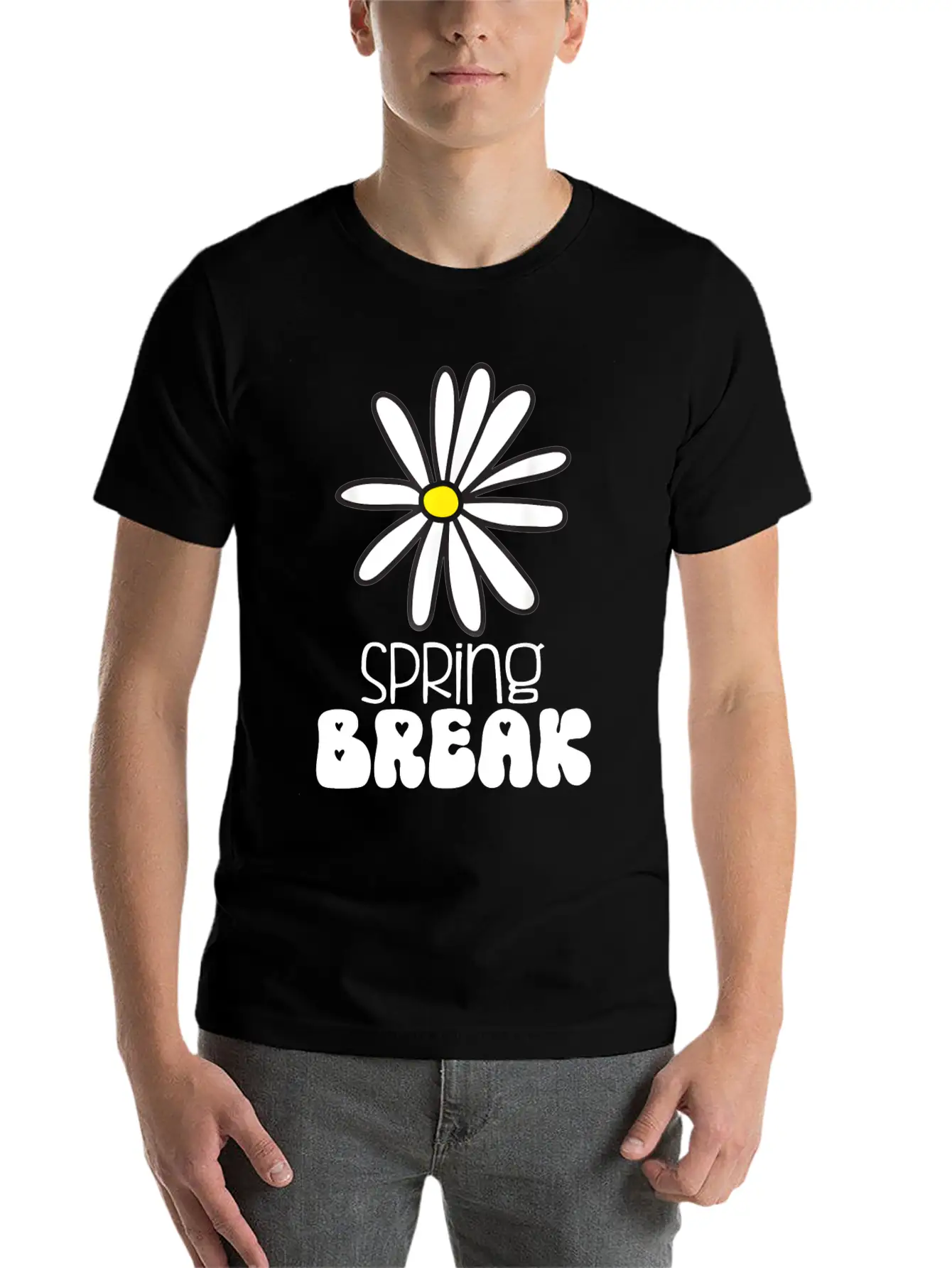Spring Break 2024 Groovy Unisex Short Sleeve Soft Cotton T-Shirt – Casual Everyday Wear