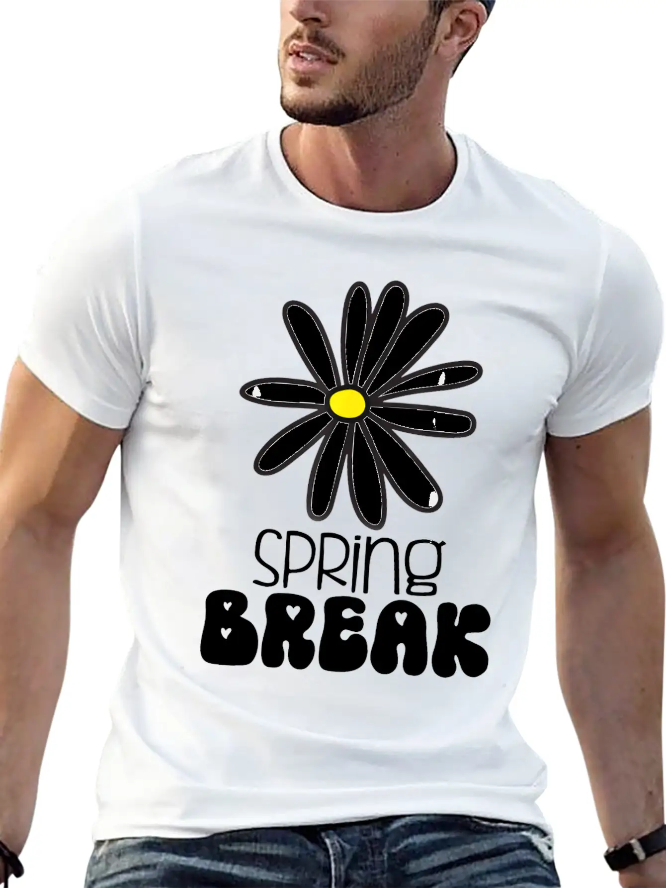 Spring Break 2024 Groovy Unisex Short Sleeve Soft Cotton T-Shirt – Casual Everyday Wear
