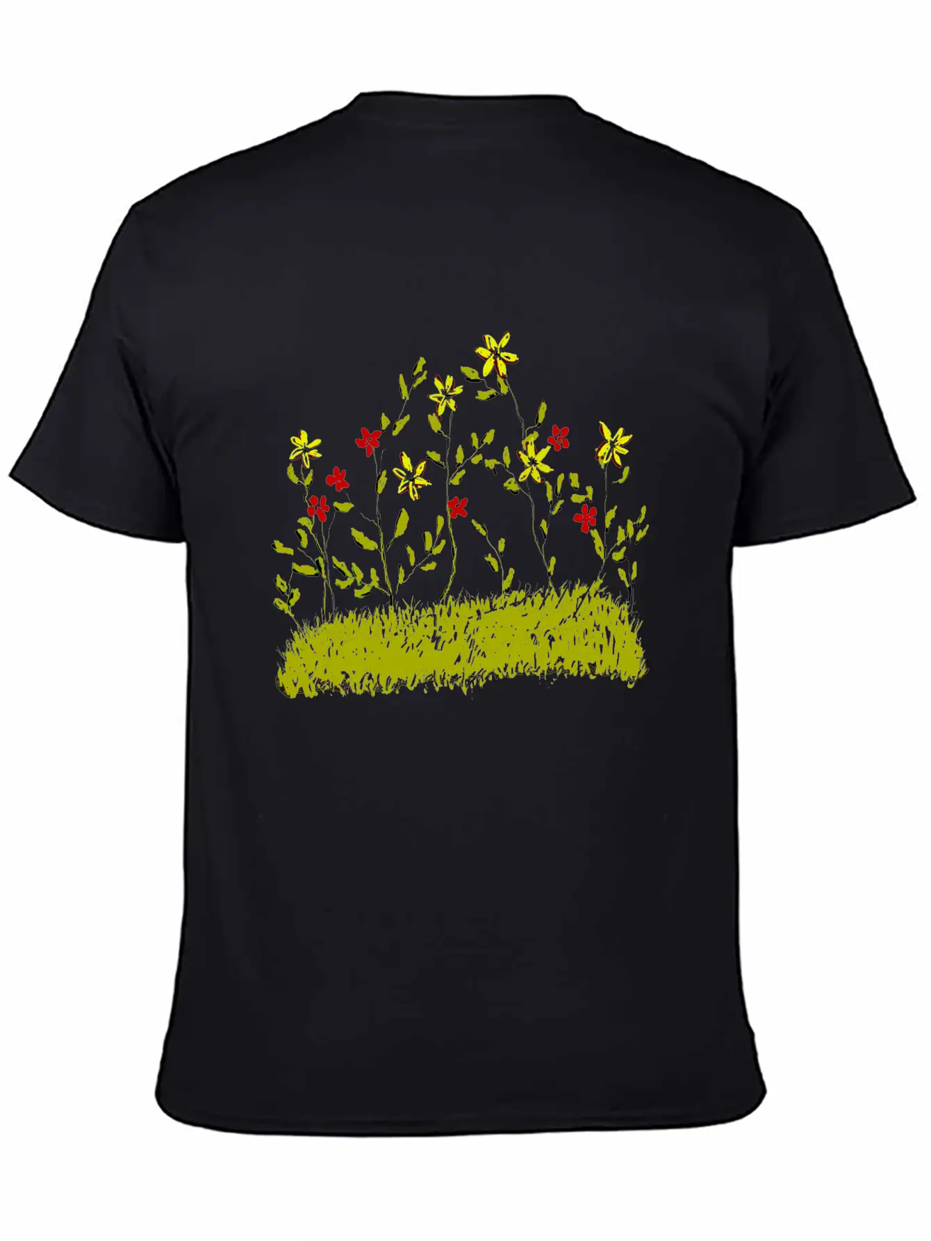 Spring Flowers Unisex Short Sleeve Soft Cotton T-Shirt – Casual Everyday Wear