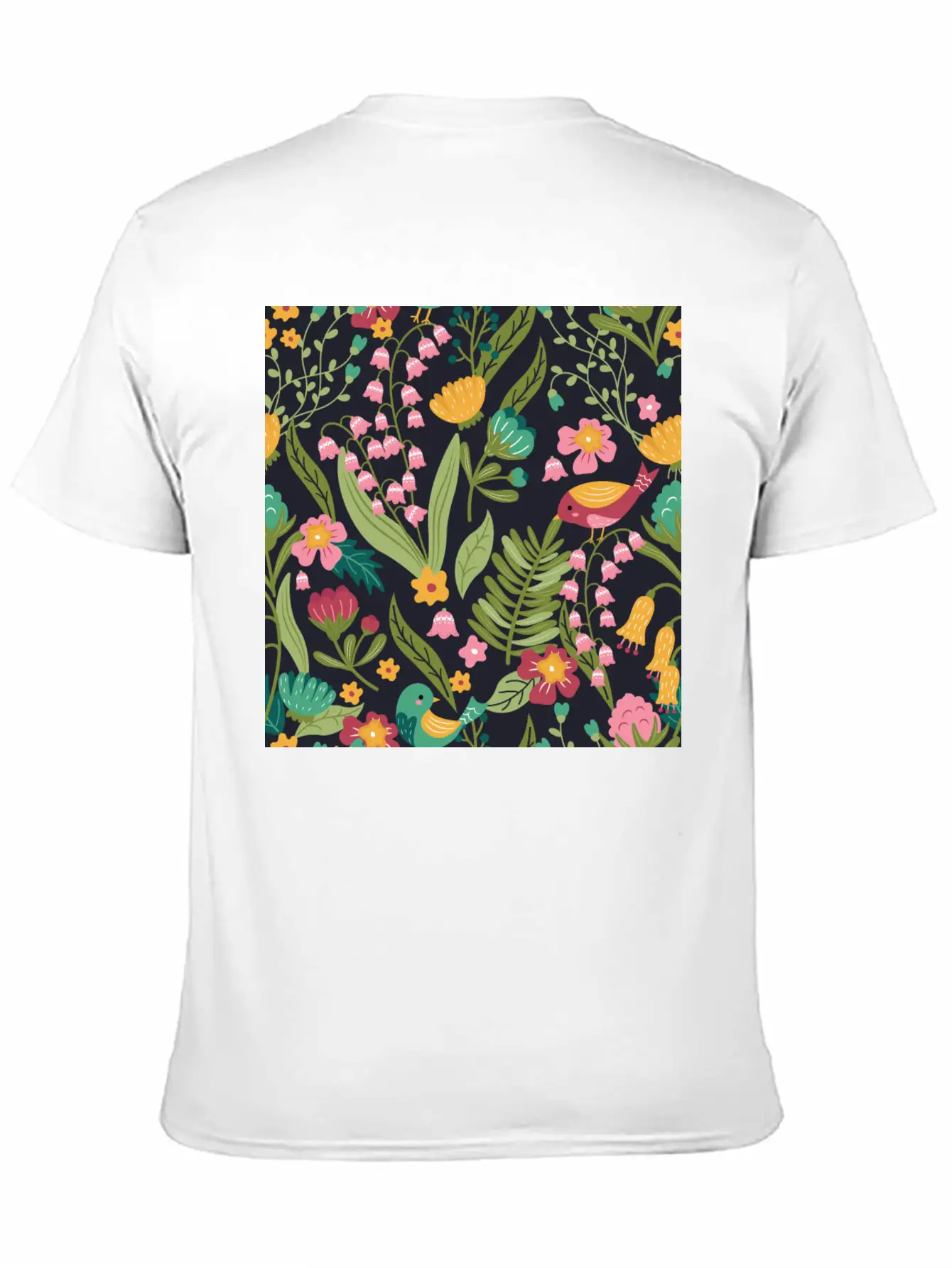 Spring Garden Patterns Stylish Everyday T-Shirt – Unisex Basic Cotton Tee
