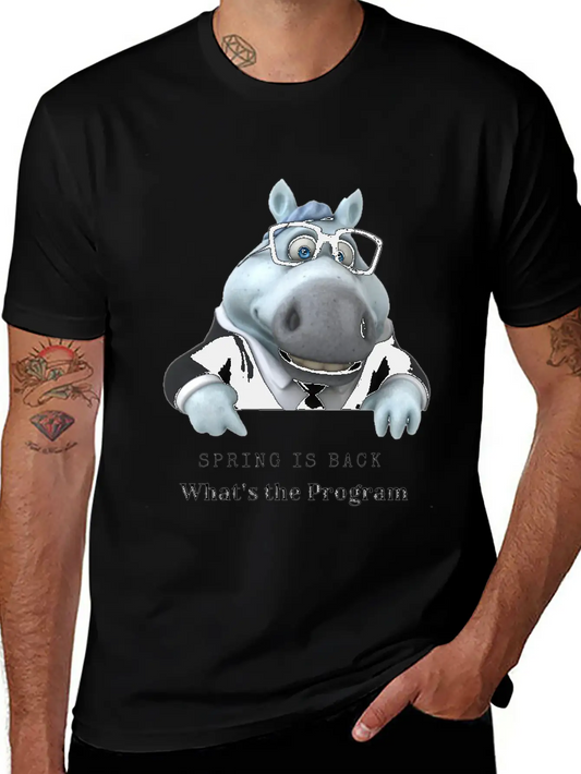 Spring Is Back Be Happy Stylish Everyday T-Shirt – Unisex Basic Cotton Tee