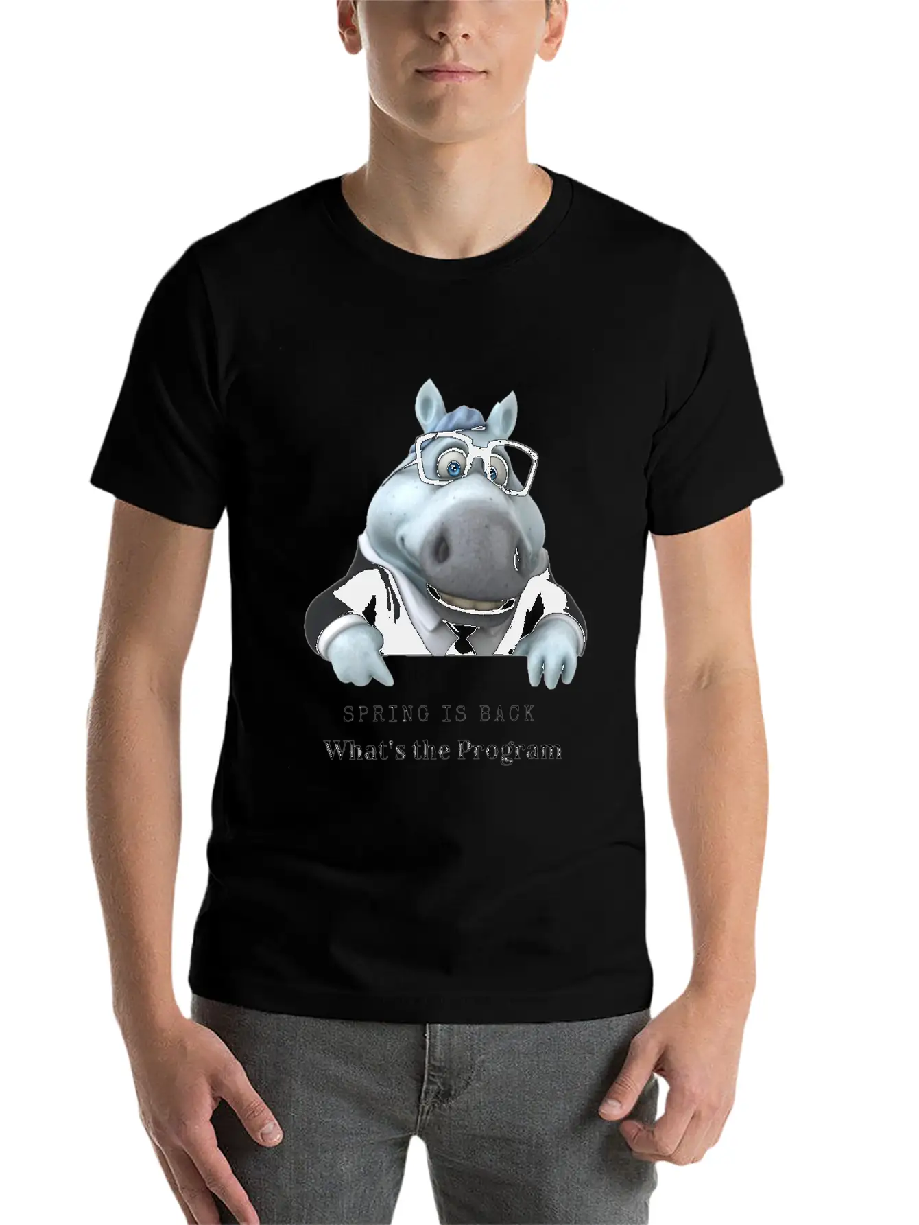 Spring Is Back Be Happy Stylish Everyday T-Shirt – Unisex Basic Cotton Tee