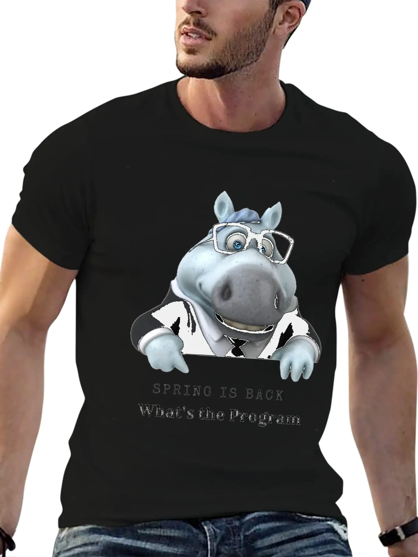 Spring Is Back Be Happy Stylish Everyday T-Shirt – Unisex Basic Cotton Tee