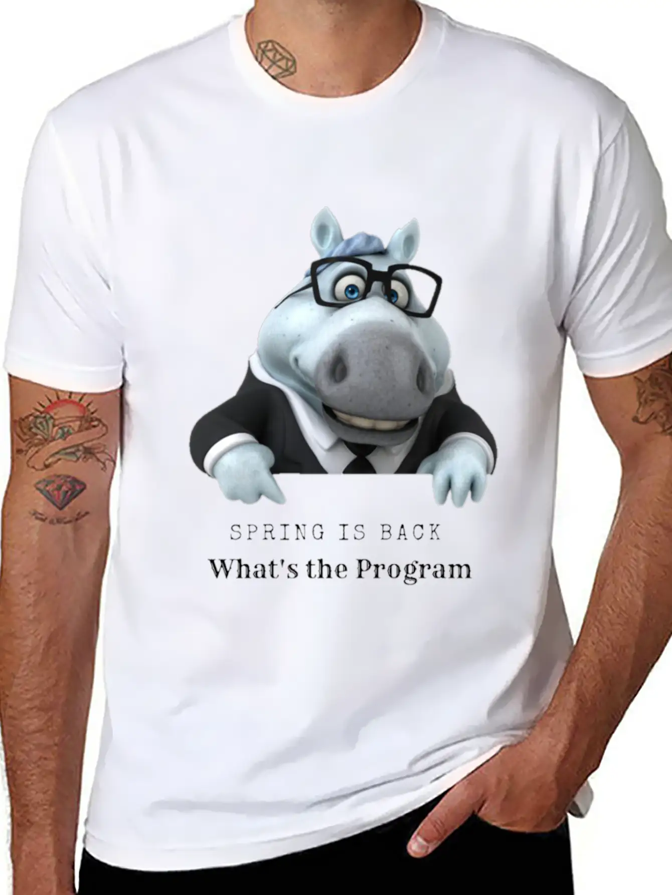 Spring Is Back Be Happy Stylish Everyday T-Shirt – Unisex Basic Cotton Tee