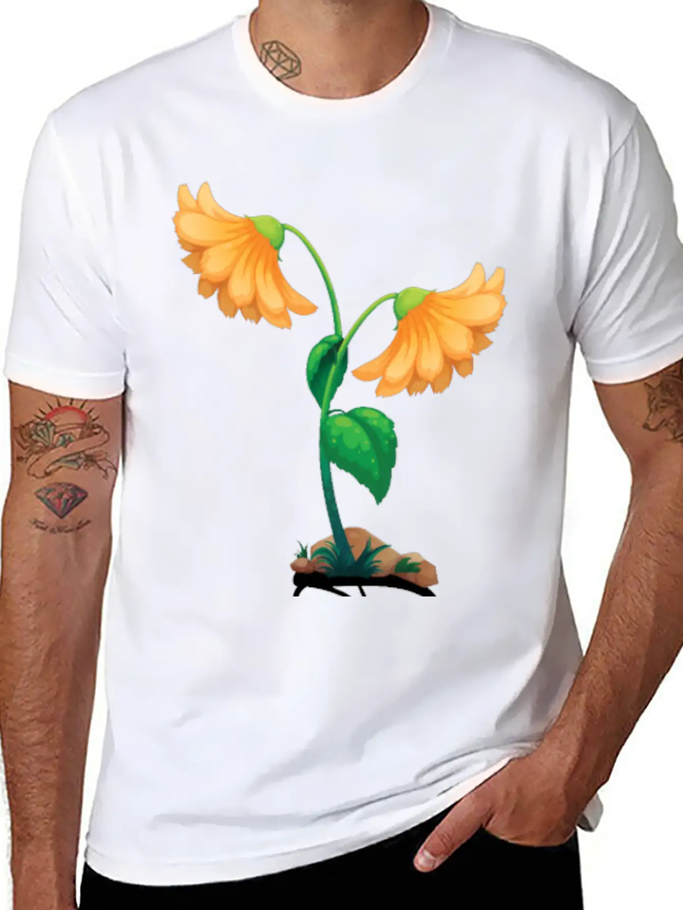 Spring Is Coming Flower Petals Pretty Flower Stylish Everyday T-Shirt – Unisex Basic Cotton Tee