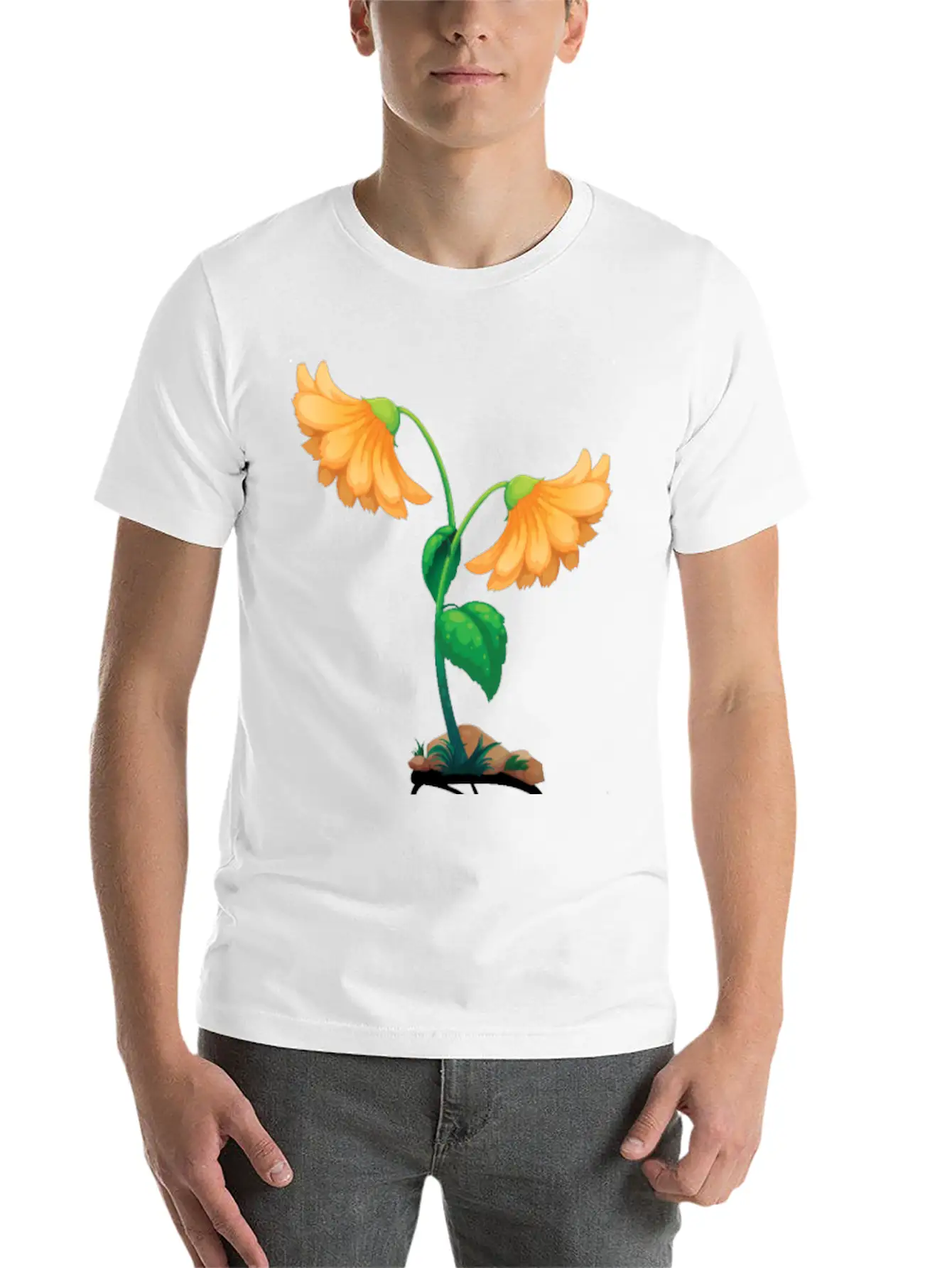 Spring Is Coming Flower Petals Pretty Flower Stylish Everyday T-Shirt – Unisex Basic Cotton Tee