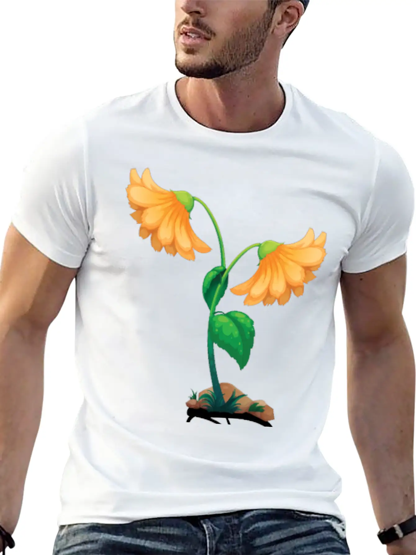 Spring Is Coming Flower Petals Pretty Flower Stylish Everyday T-Shirt – Unisex Basic Cotton Tee