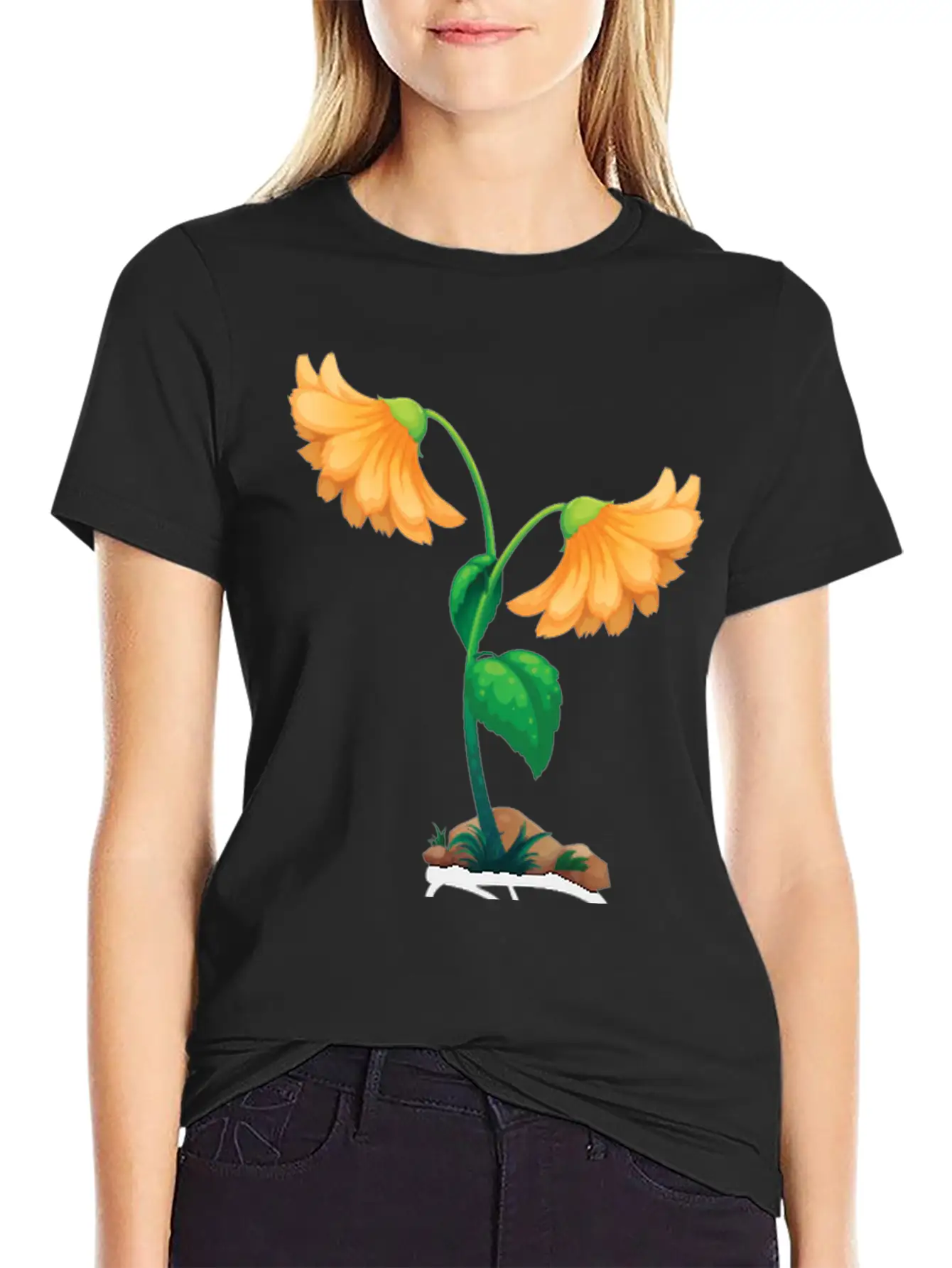 Spring Is Coming Flower Petals Pretty Flower Stylish Everyday T-Shirt – Unisex Basic Cotton Tee