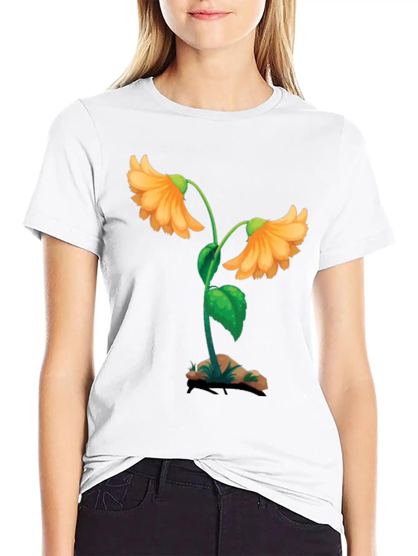 Spring Is Coming Flower Petals Pretty Flower Stylish Everyday T-Shirt – Unisex Basic Cotton Tee