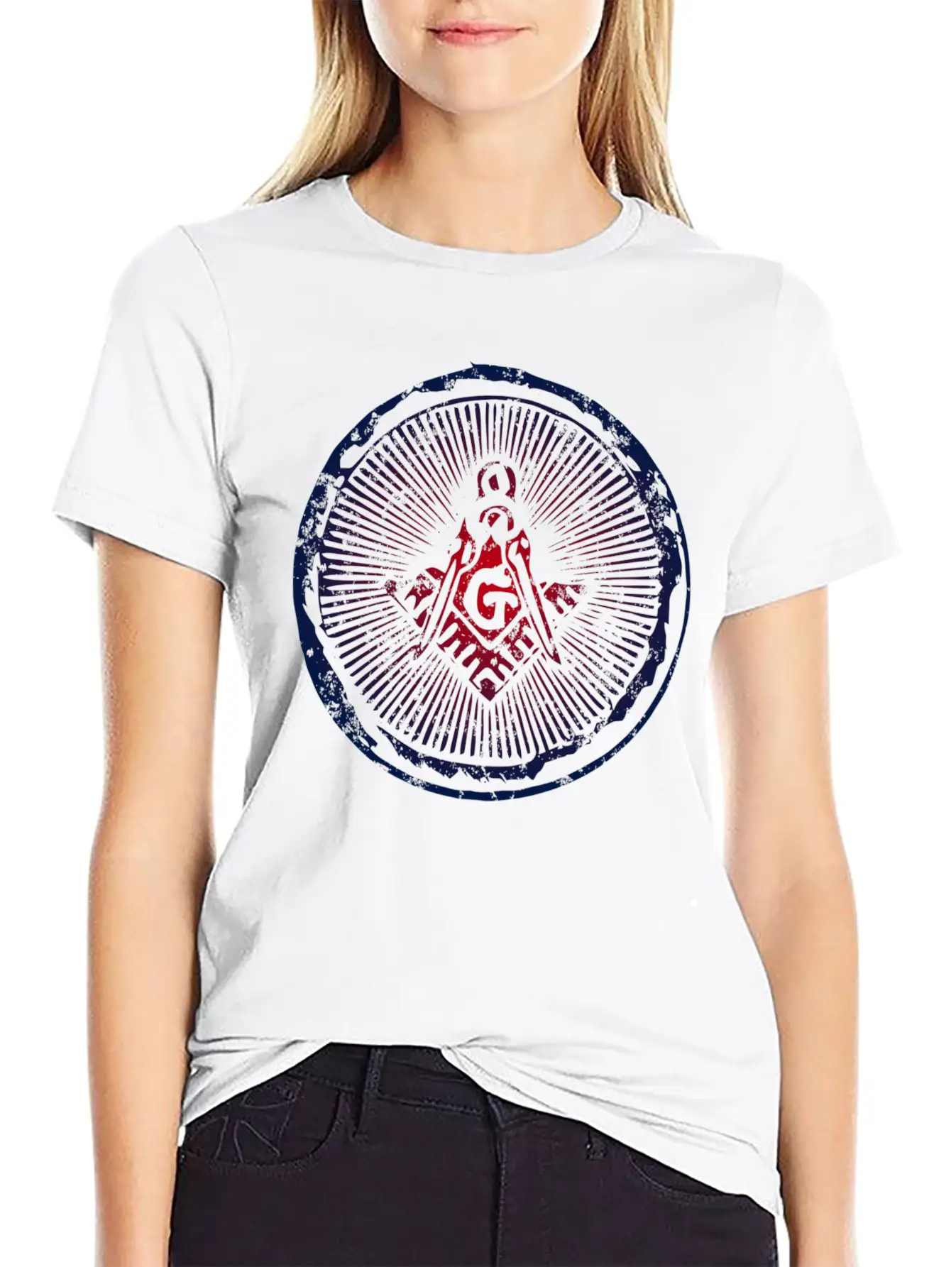Square & Compasses Stylish Everyday T-Shirt – Unisex Basic Cotton Tee