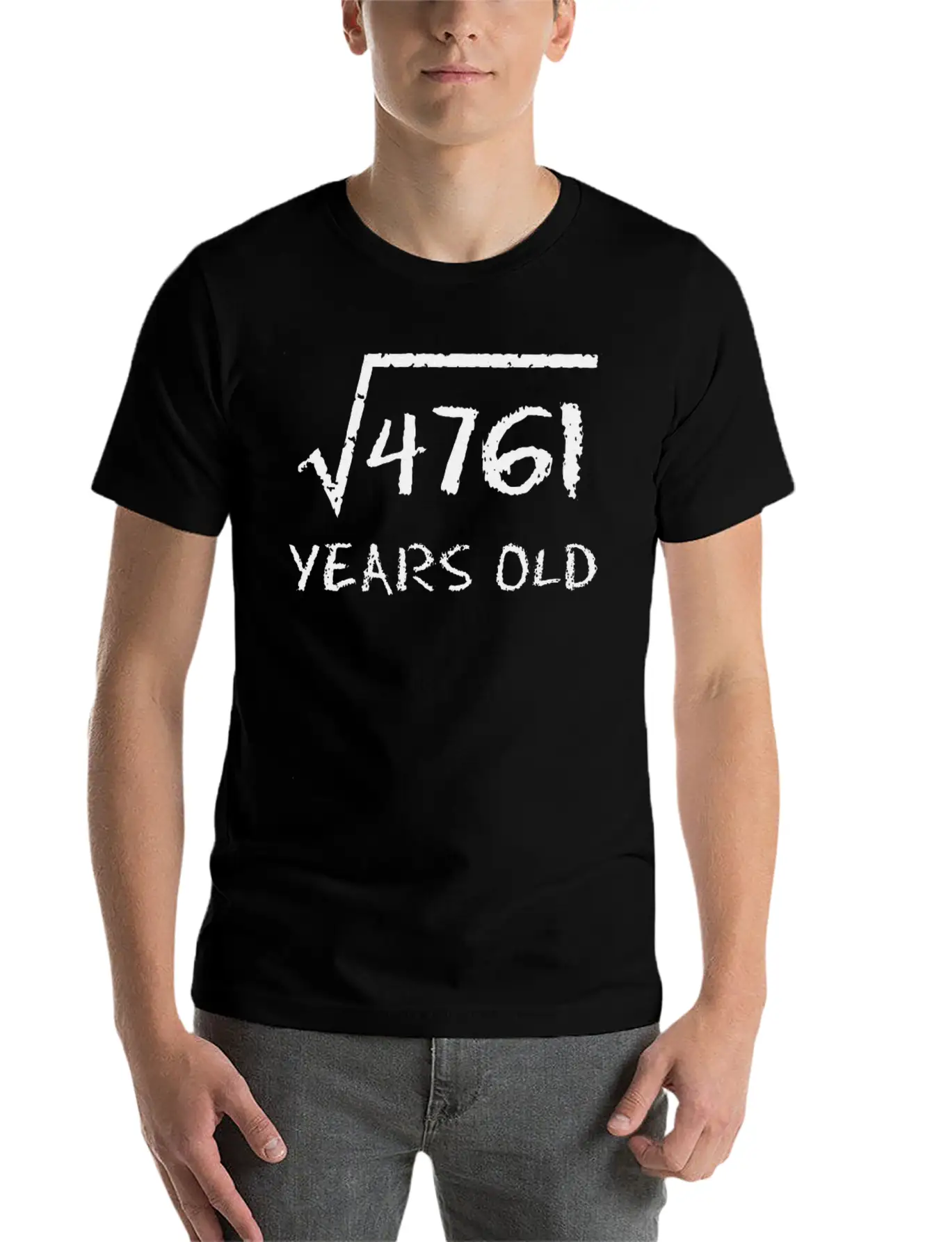 Square Root 4761 69th Birthday 69 Years Old Math Comfortable Minimalist Graphic Tee – Summer Style Essential