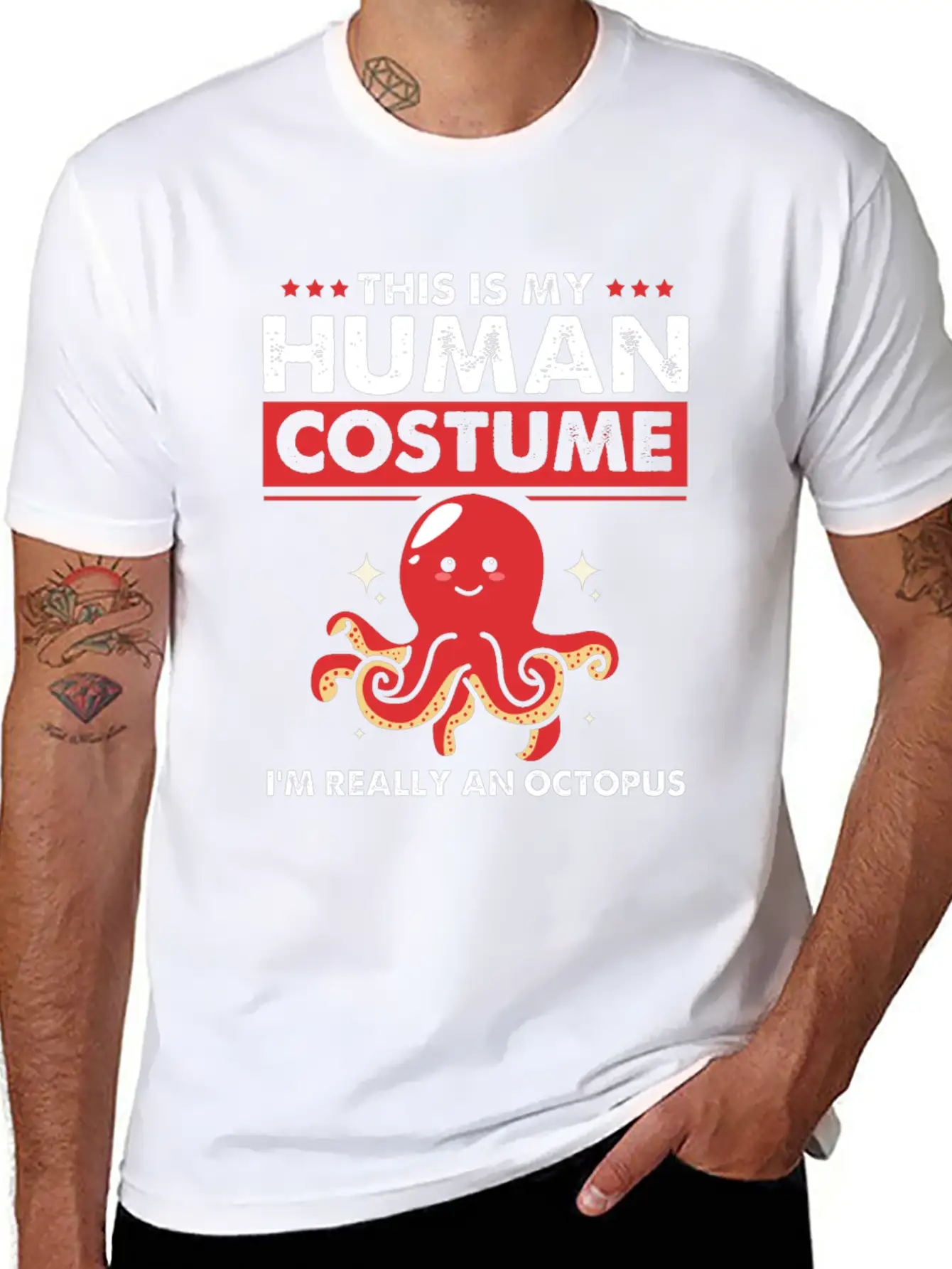 Squid Octopus Tentacle Ink Calamari Ocean Oracle Unisex Casual T-Shirt – Clean Design For Daily Comfort