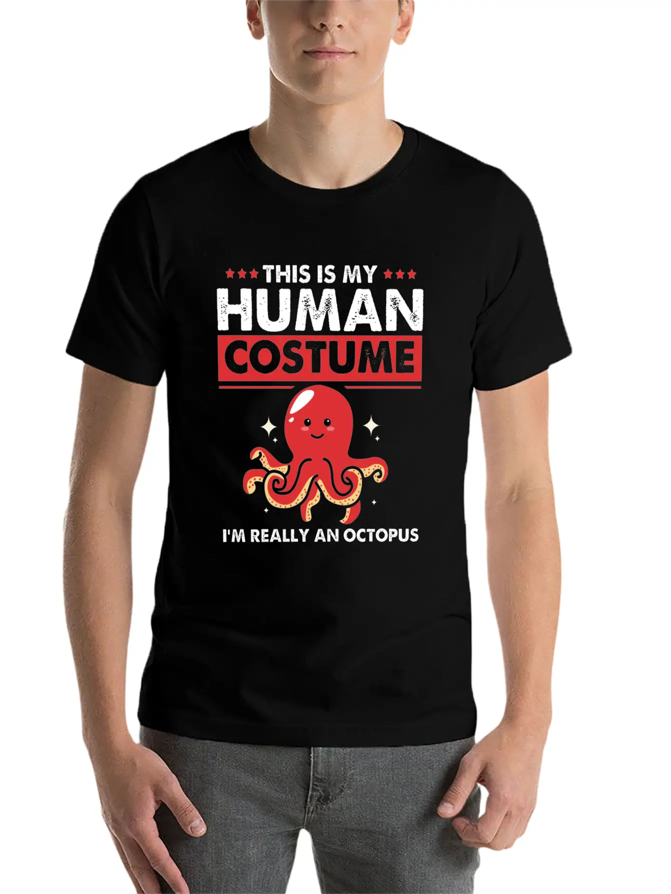 Squid Octopus Tentacle Ink Calamari Ocean Oracle Unisex Casual T-Shirt – Clean Design For Daily Comfort