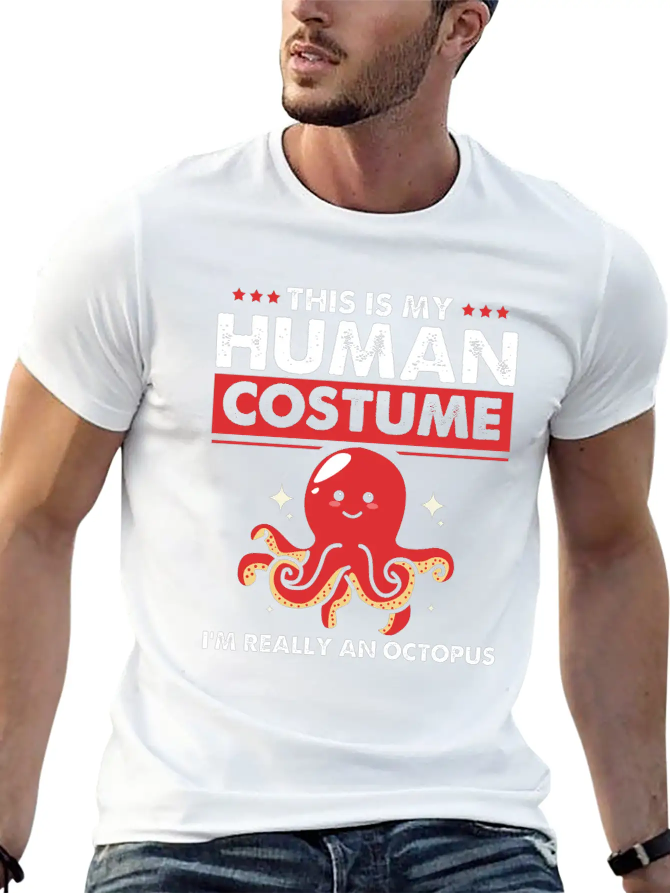 Squid Octopus Tentacle Ink Calamari Ocean Oracle Unisex Casual T-Shirt – Clean Design For Daily Comfort