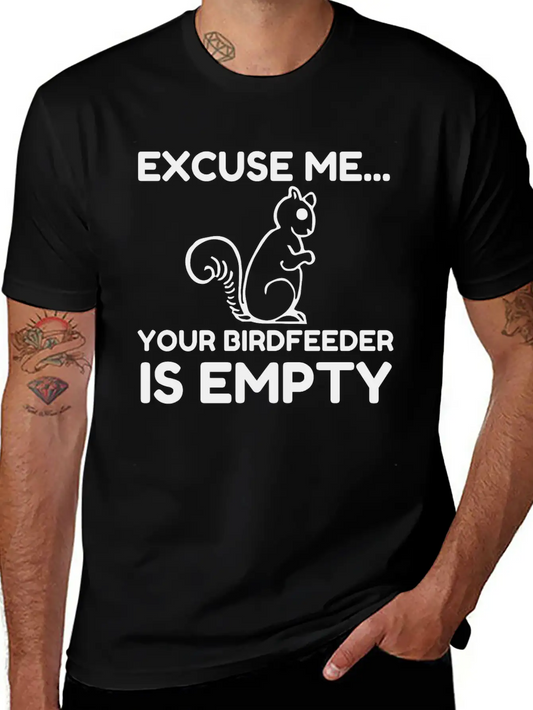 SQUIRREL Unisex Short Sleeve Soft Cotton T-Shirt – Casual Everyday Wear