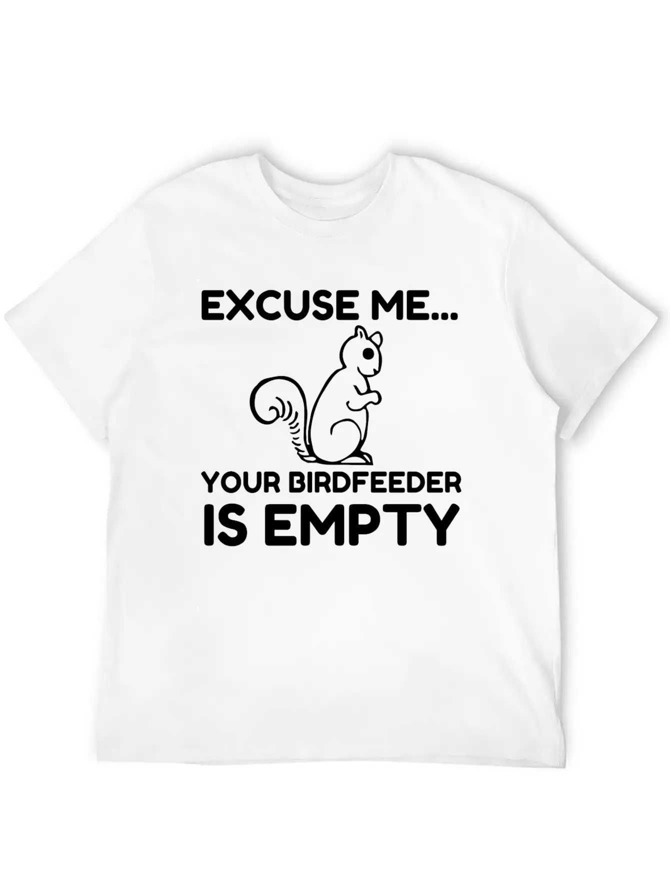 SQUIRREL Unisex Short Sleeve Soft Cotton T-Shirt – Casual Everyday Wear