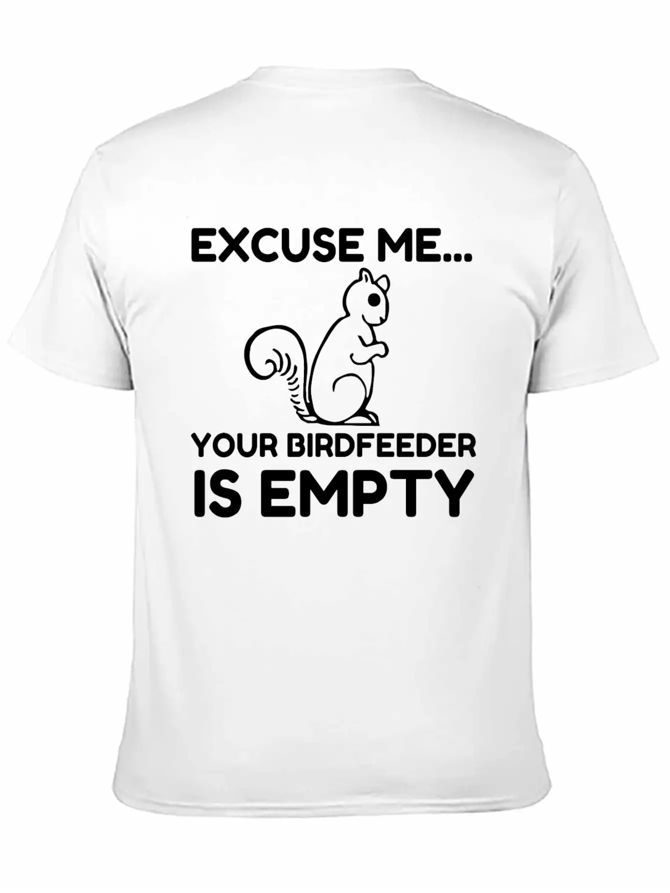 SQUIRREL Unisex Short Sleeve Soft Cotton T-Shirt – Casual Everyday Wear