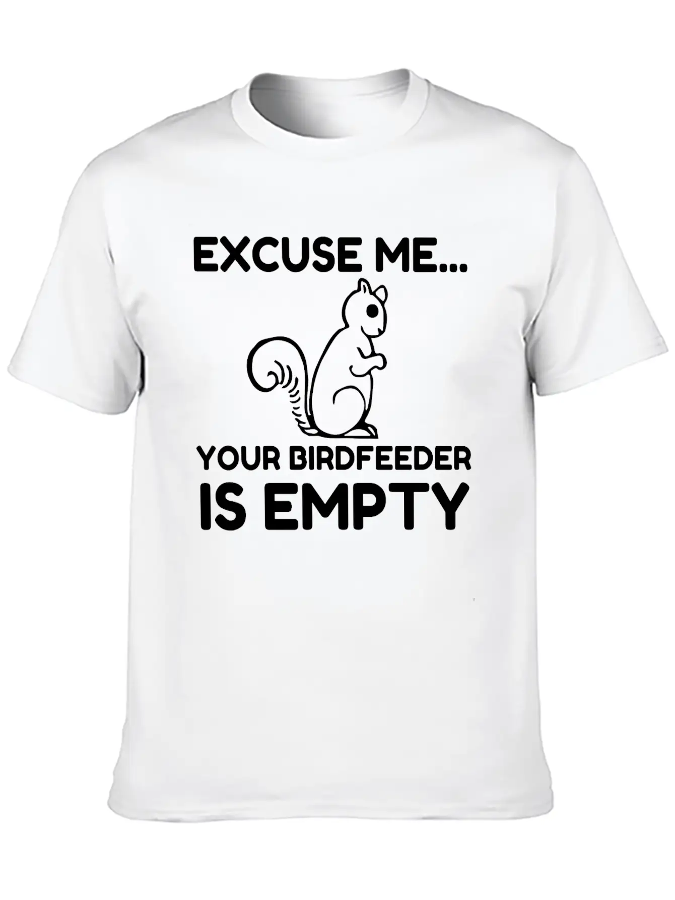 SQUIRREL Unisex Short Sleeve Soft Cotton T-Shirt – Casual Everyday Wear