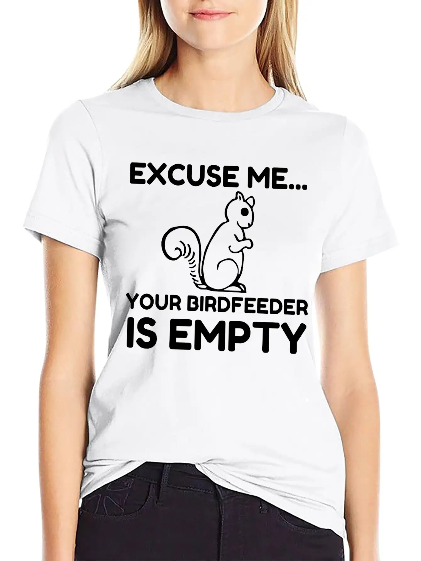 SQUIRREL Unisex Short Sleeve Soft Cotton T-Shirt – Casual Everyday Wear