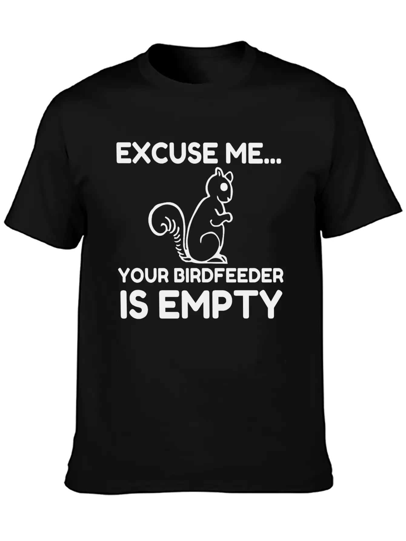 SQUIRREL Unisex Short Sleeve Soft Cotton T-Shirt – Casual Everyday Wear