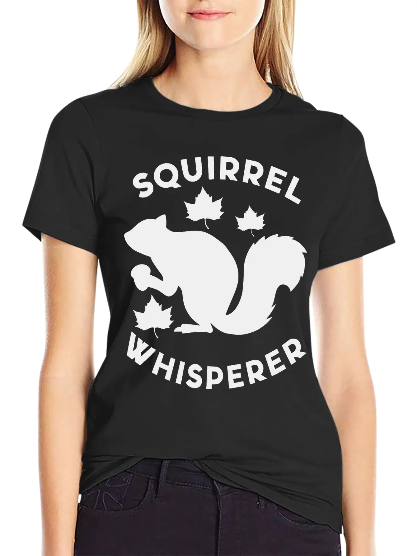 Squirrel Whisperer Basic Graphic T-Shirt – Daily Comfort In Soft Cotton