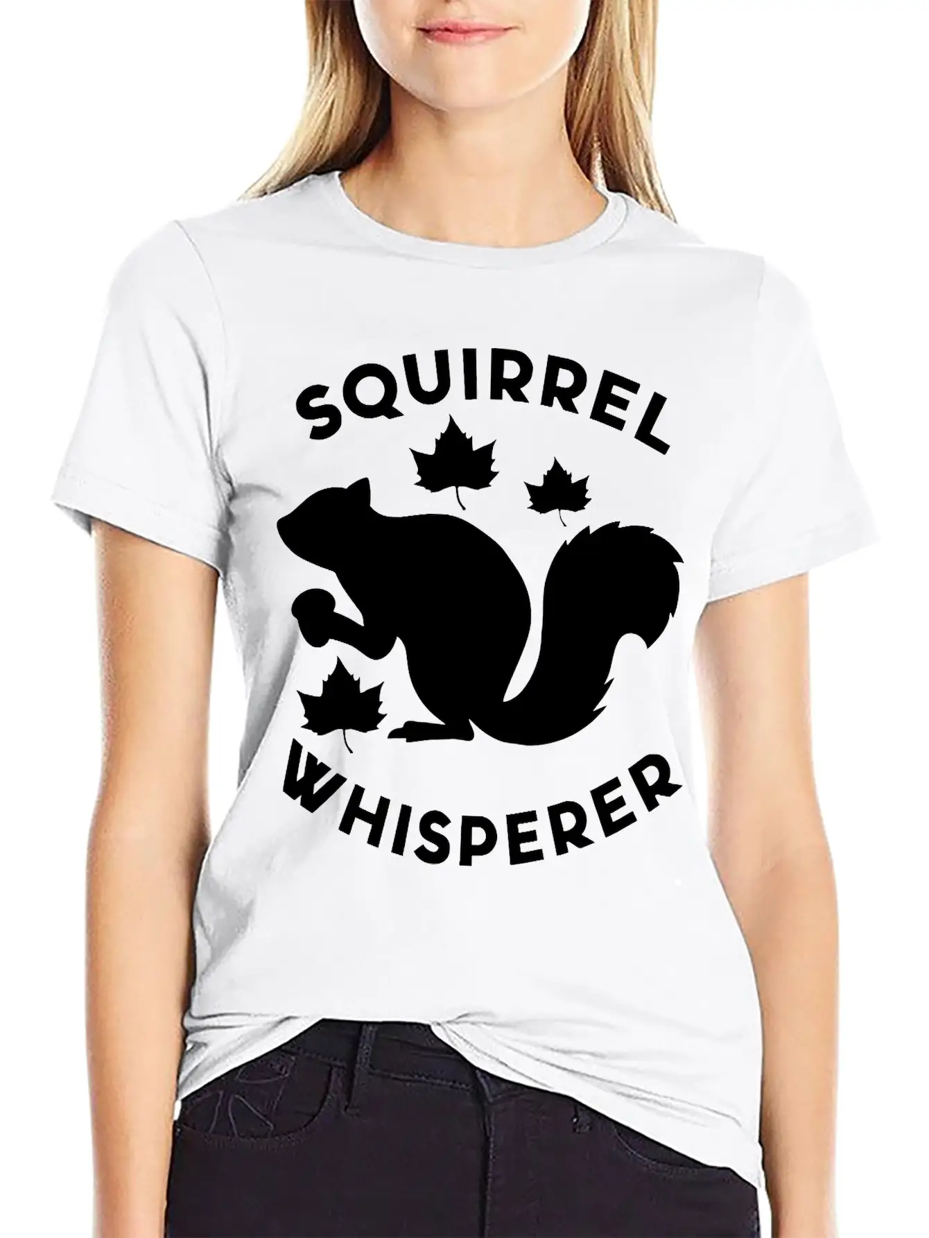 Squirrel Whisperer Basic Graphic T-Shirt – Daily Comfort In Soft Cotton