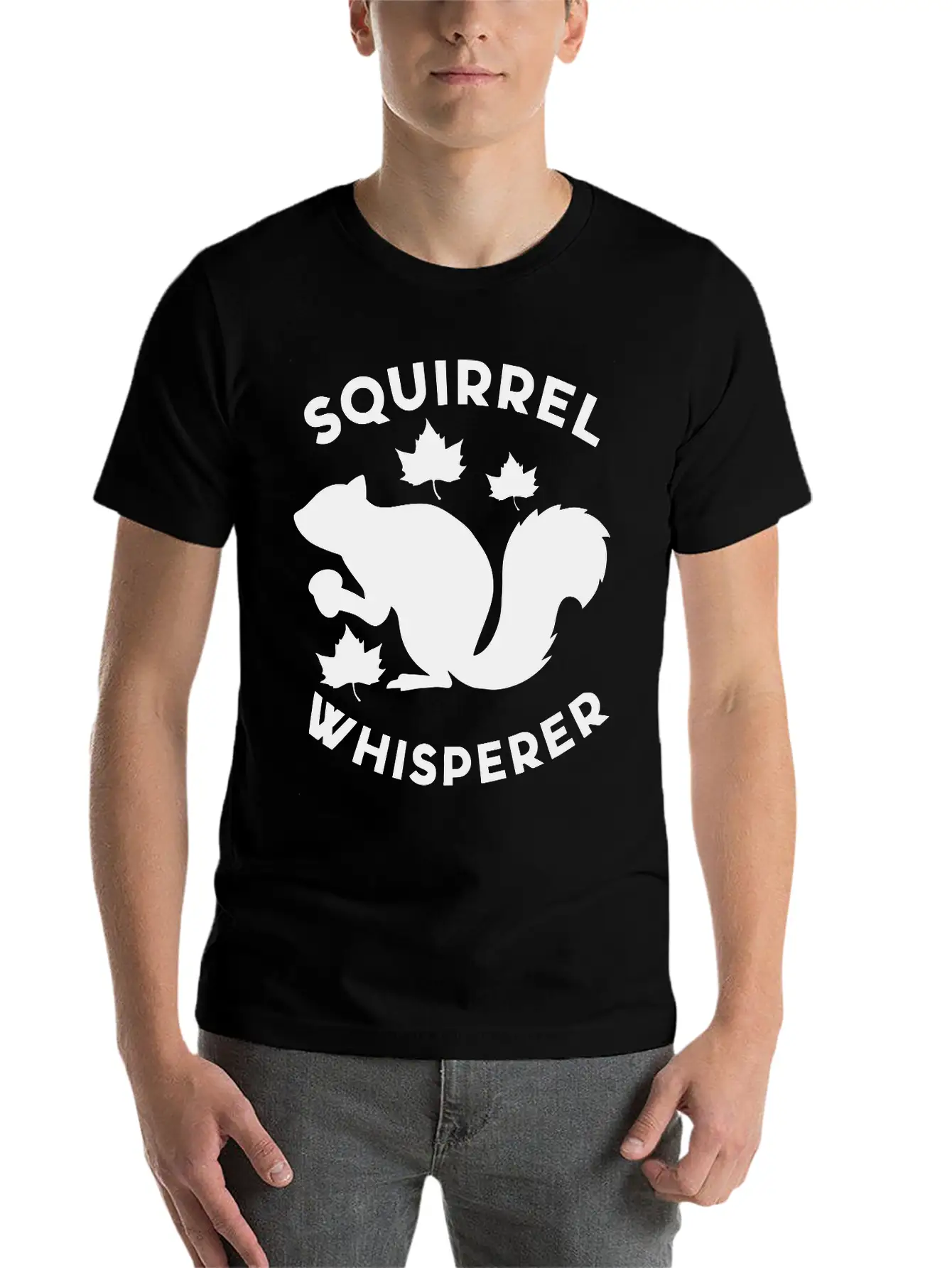 Squirrel Whisperer Basic Graphic T-Shirt – Daily Comfort In Soft Cotton