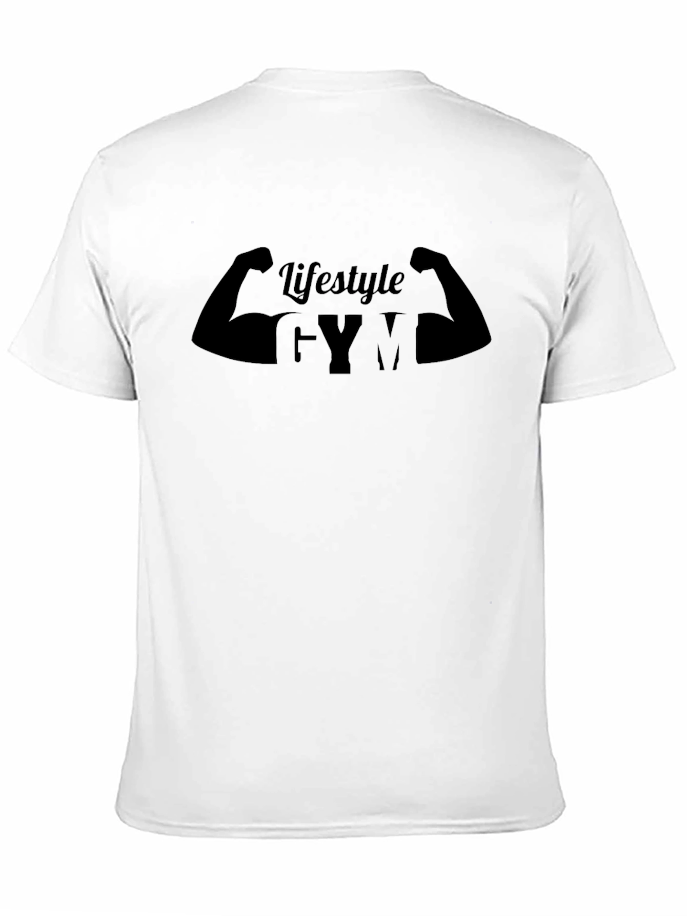Lifestyle Gym Black Graphic T-Shirt