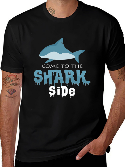 Shark Side T-Shirt - Mens Graphic Tee