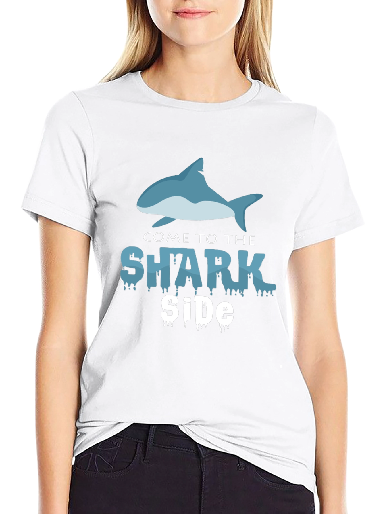Shark Side T-Shirt - Mens Graphic Tee