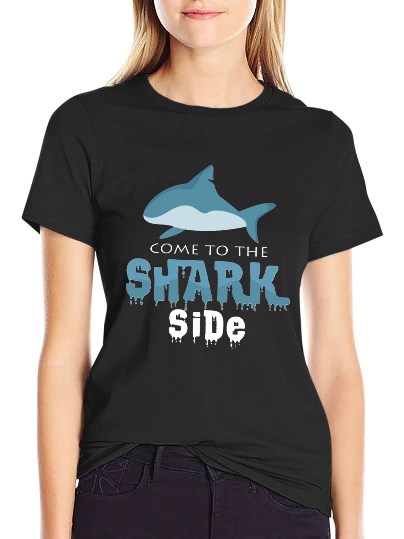Shark Side T-Shirt - Mens Graphic Tee