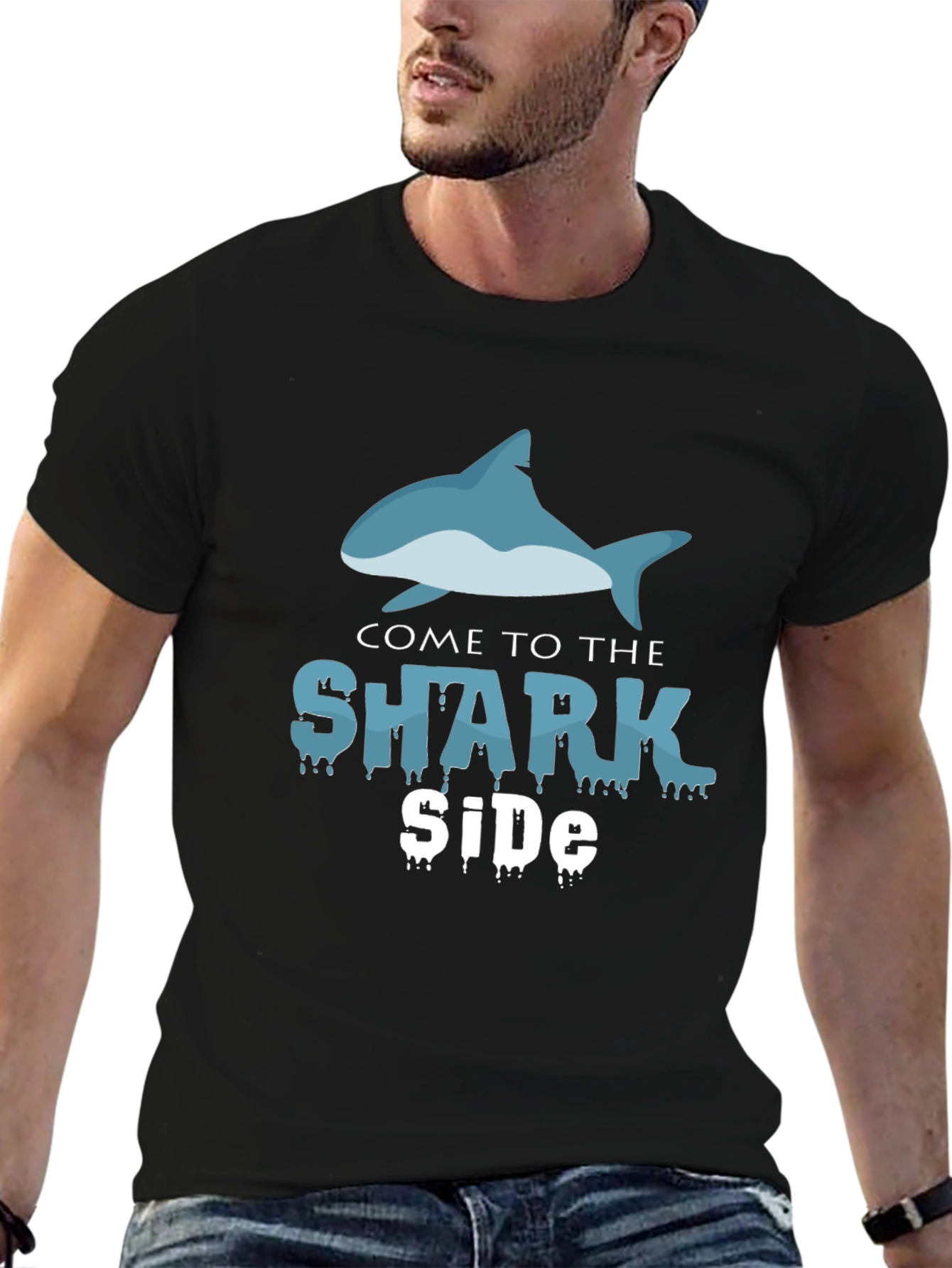 Shark Side T-Shirt - Mens Graphic Tee