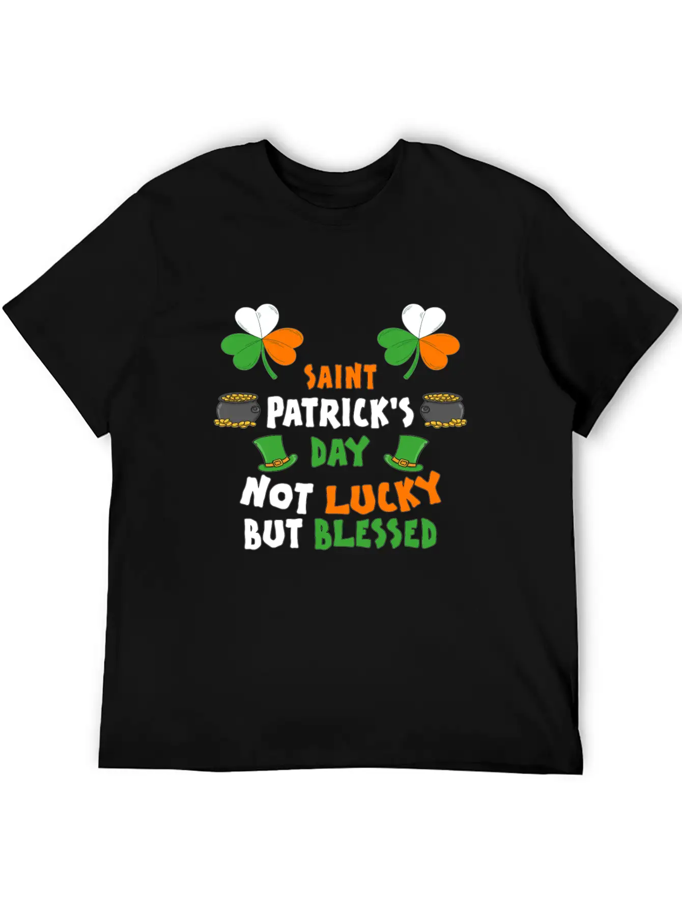St Patrick's Day T-shirt - Happy St Patricks Day Stylish Everyday T-Shirt – Unisex Basic Cotton Tee